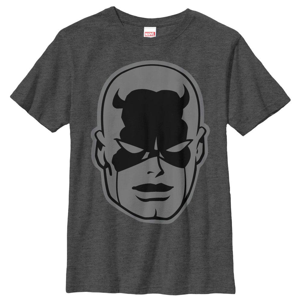 Daredevil Black Gray Youth T-Shirt, Grey