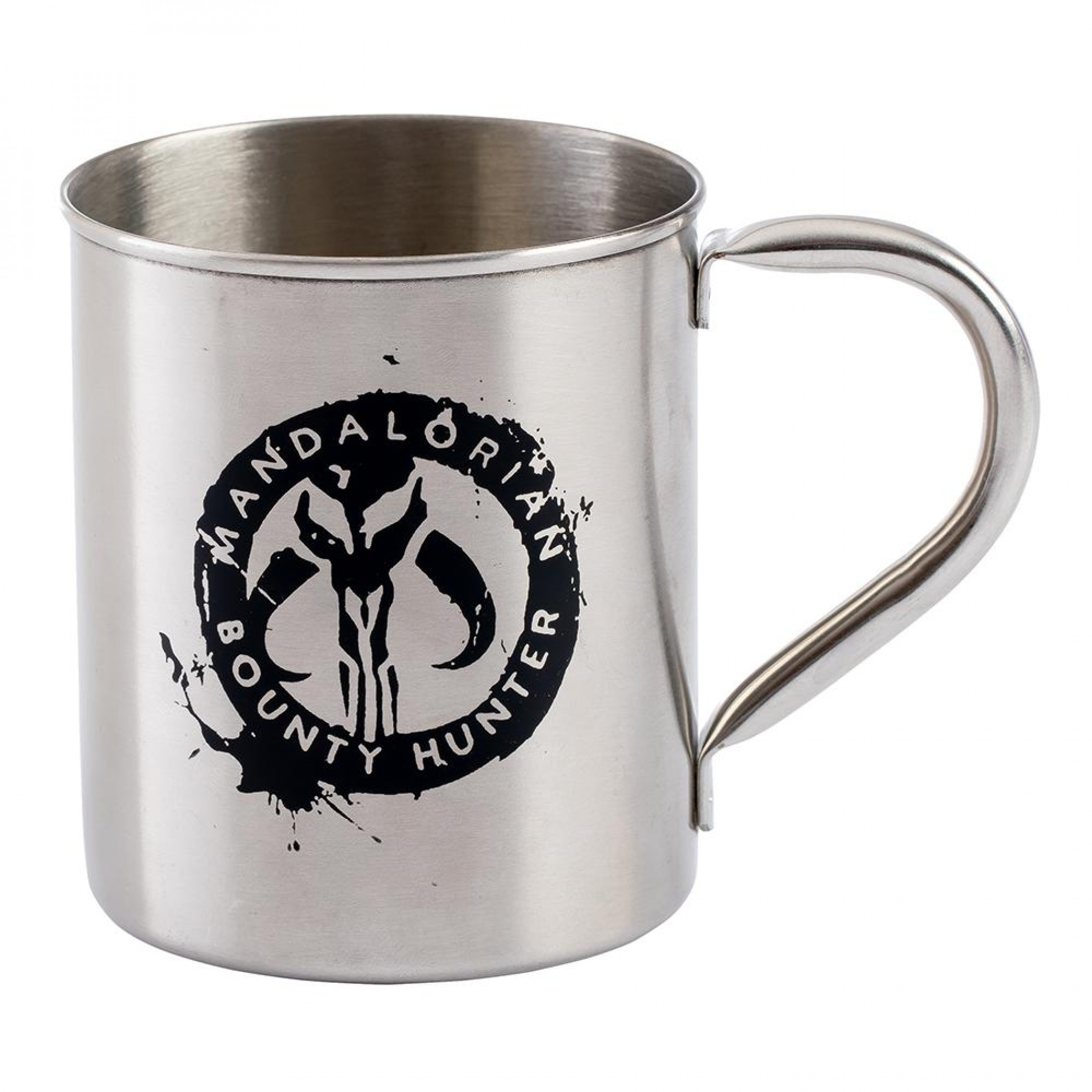 Star Wars The Mandalorian 14 oz. Metal Mug, Silver