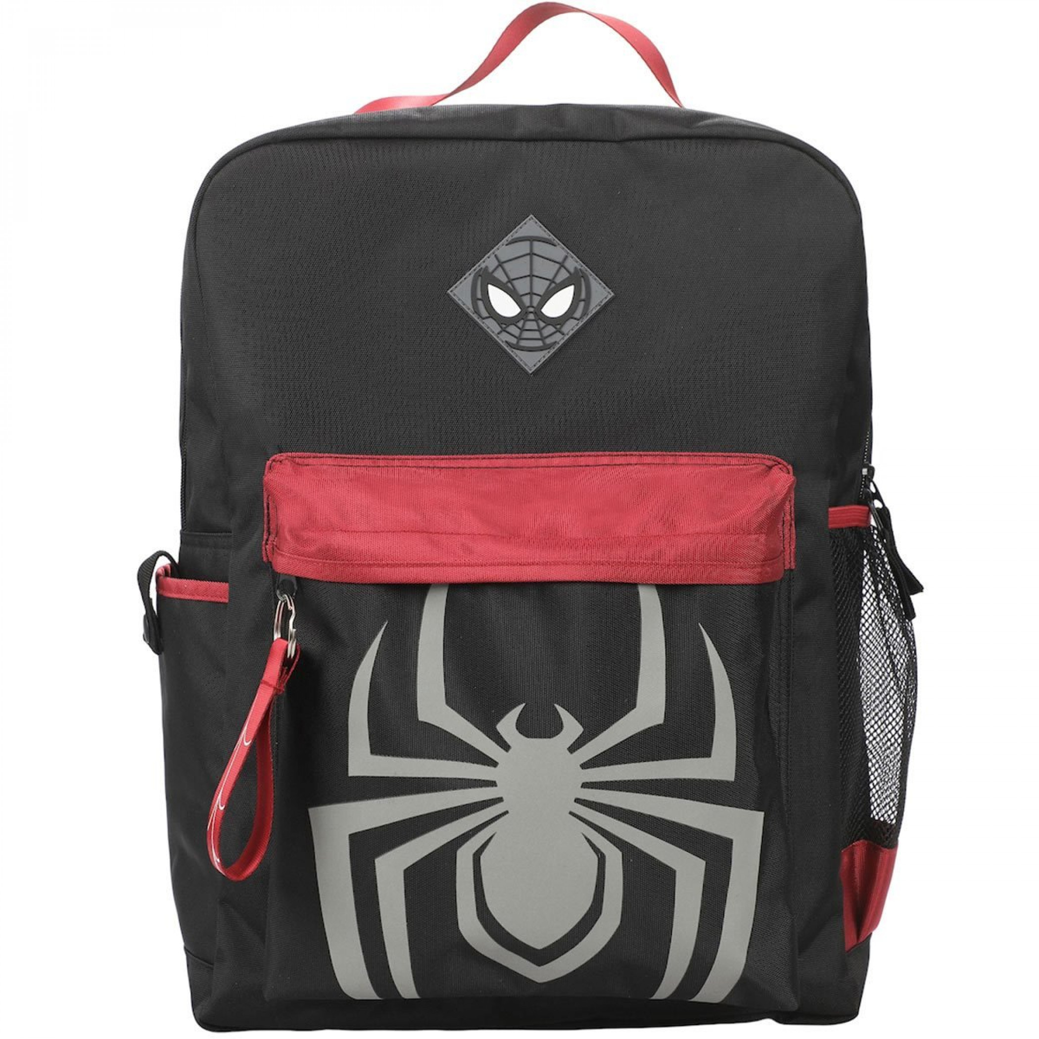 Spider-Man Miles Morales Symbol Laptop Backpack, Black