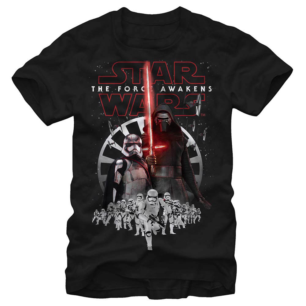 Star Wars Episode 7 New Menace Black T-Shirt, Black