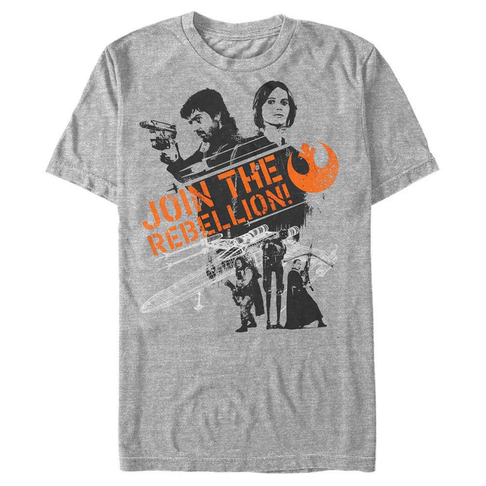 Star Wars Rogue One Enlist Now Gray T-Shirt, Grey