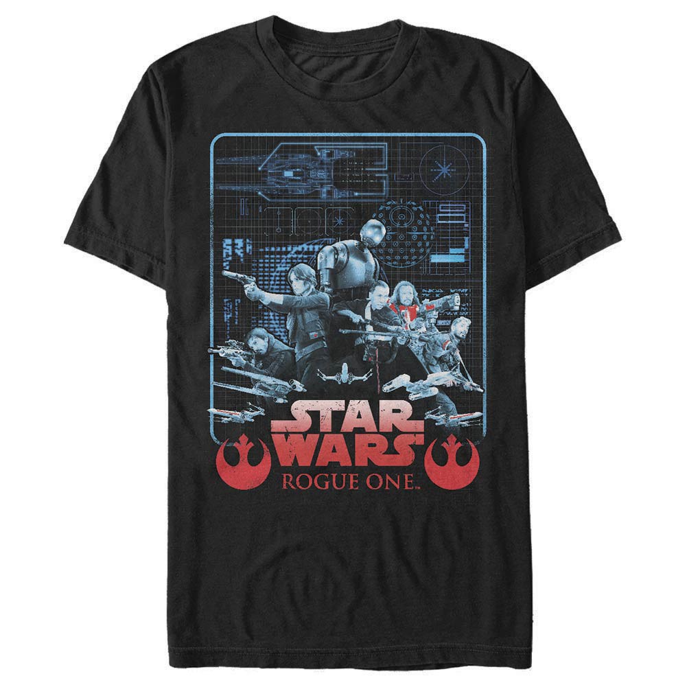 Star Wars Rogue One Got Plans Black T-Shirt, Black