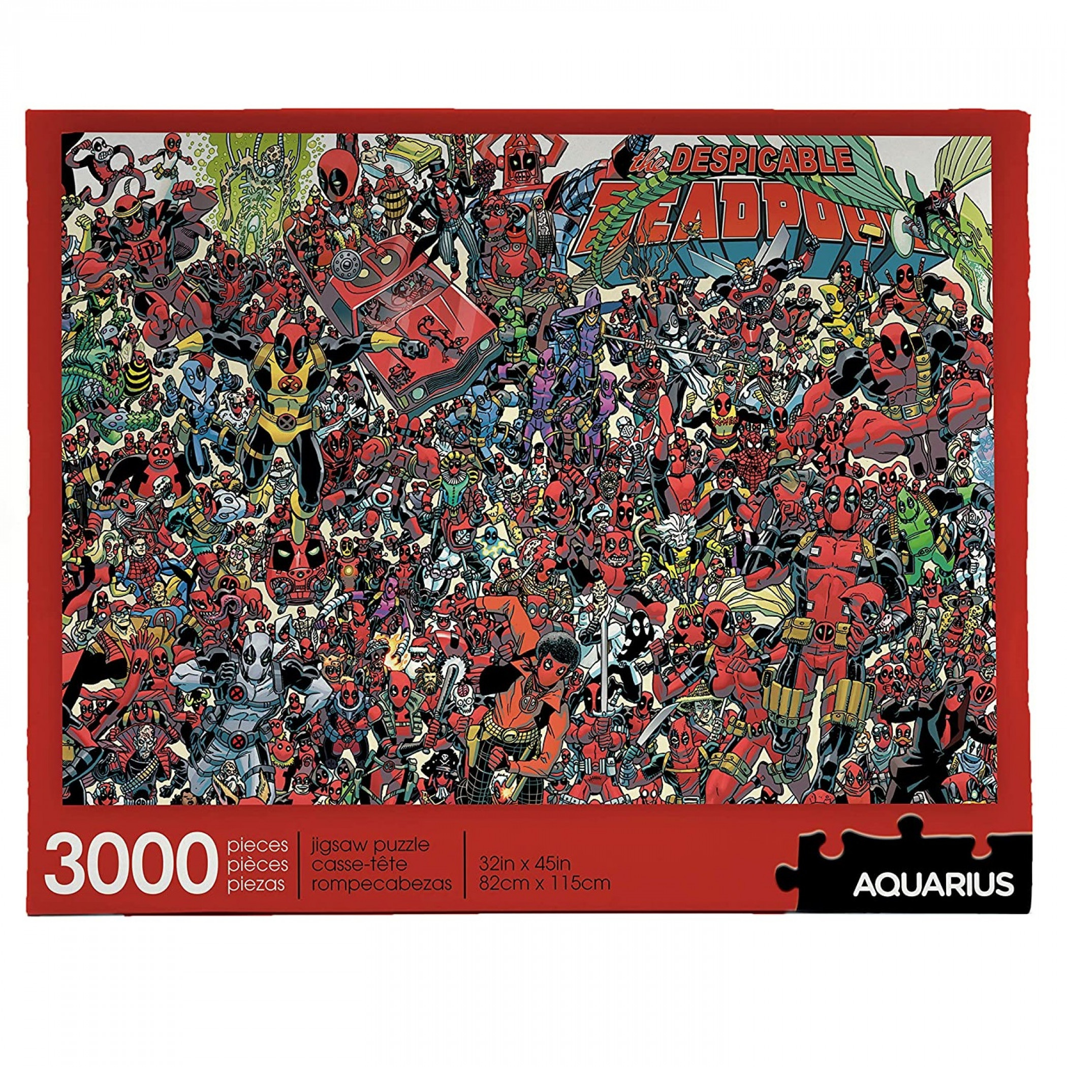 Marvel Deadpool Verse 3000pc 32' x 45'Jigsaw Puzzle, Multi-Color