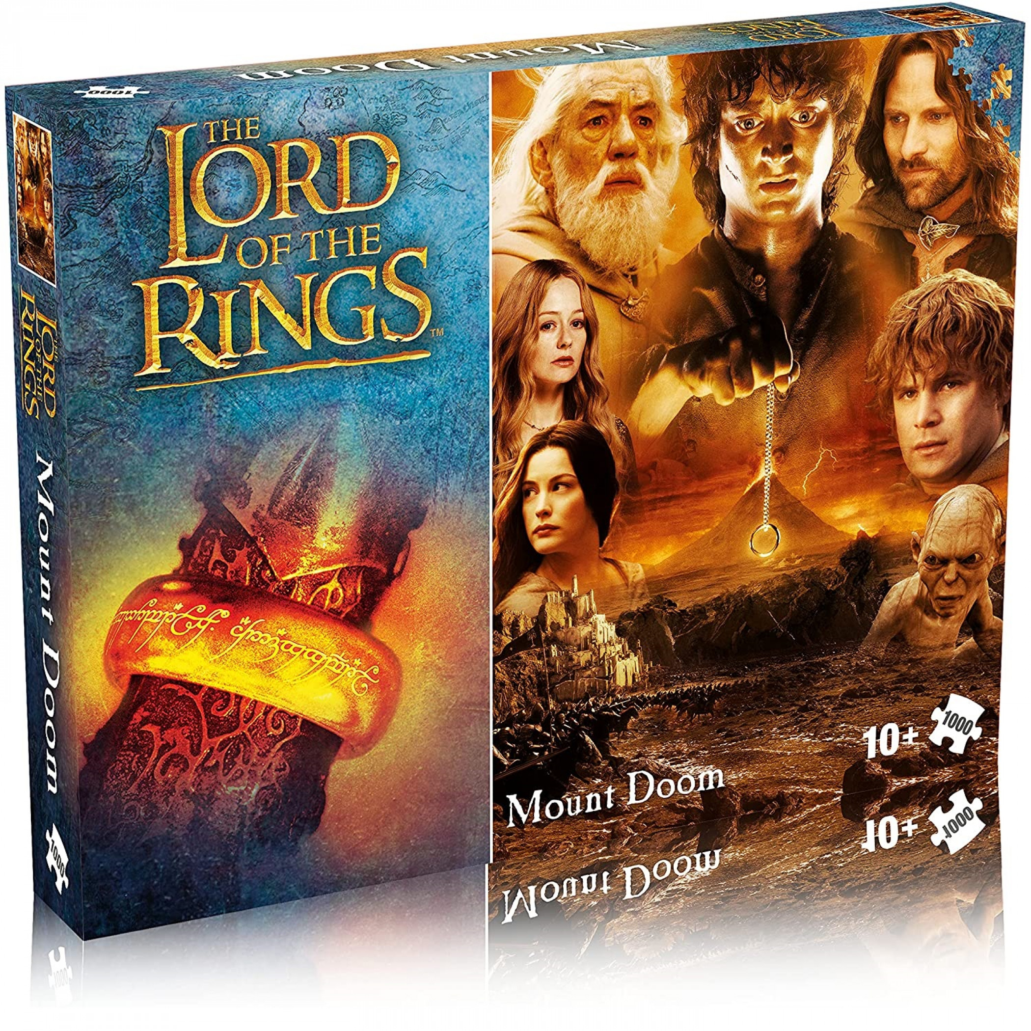 Lord of the Rings Mount Doom 1000 Piece Jigsaw Puzzle, Multi-Color