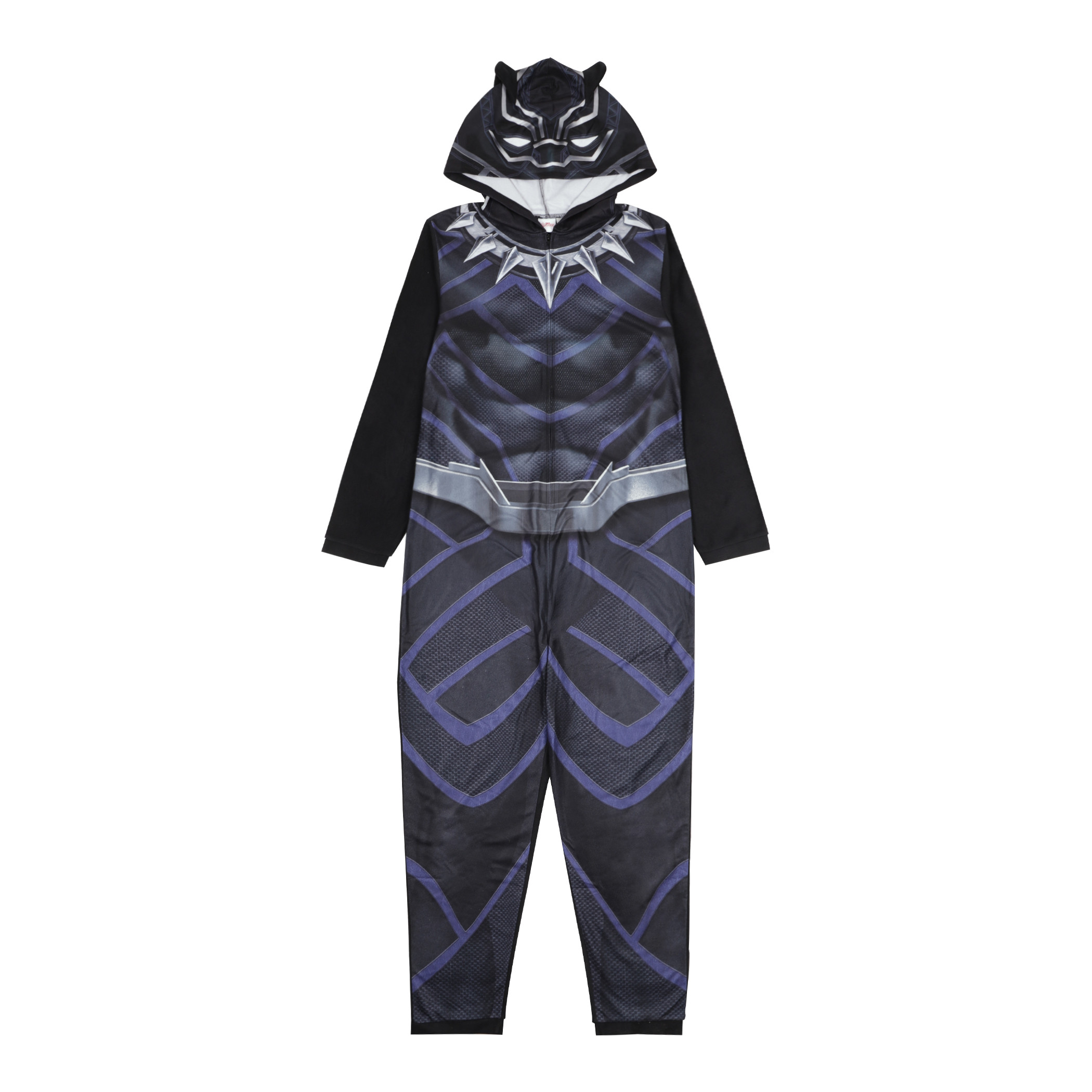Black Panther Hooded Union Suit, Black