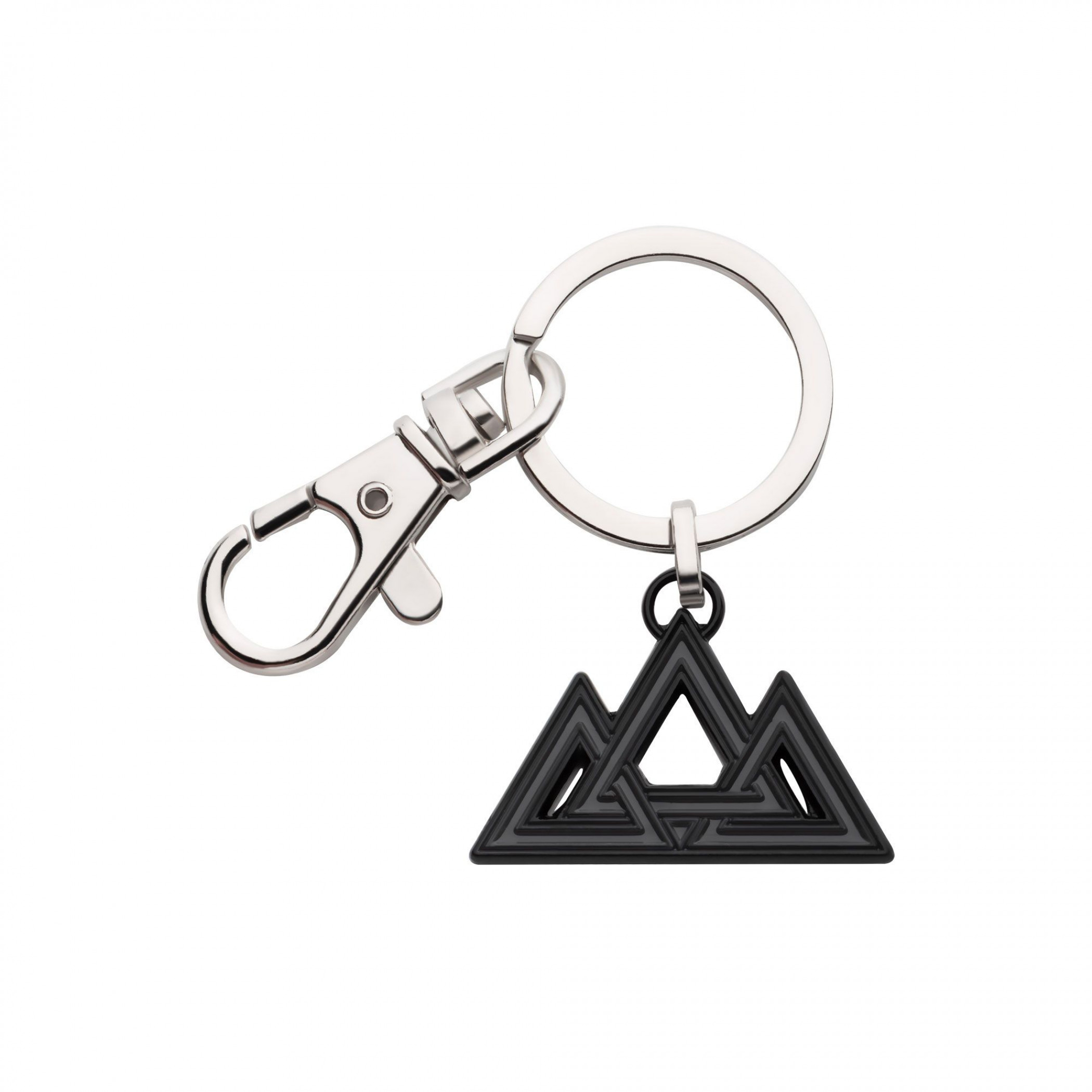 Black Adam Rebellion Triangles Keychain, Black