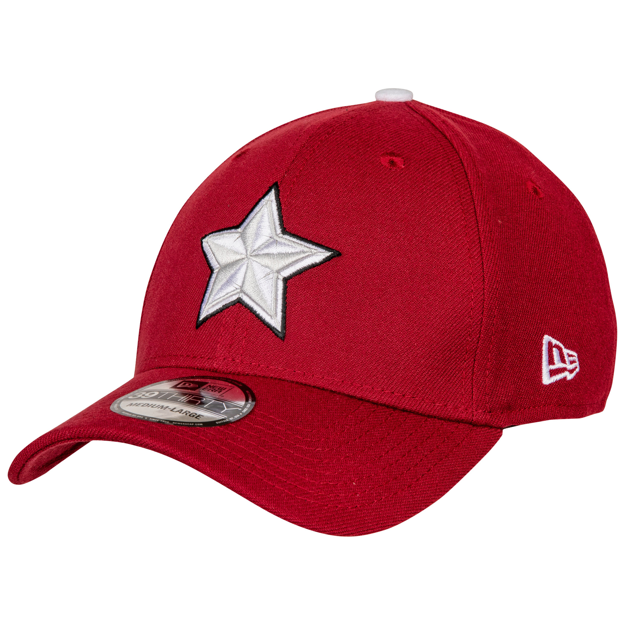 Red Guardian Symbol from Black Widow Movie New Era 39Thirty Fitted Hat, Red