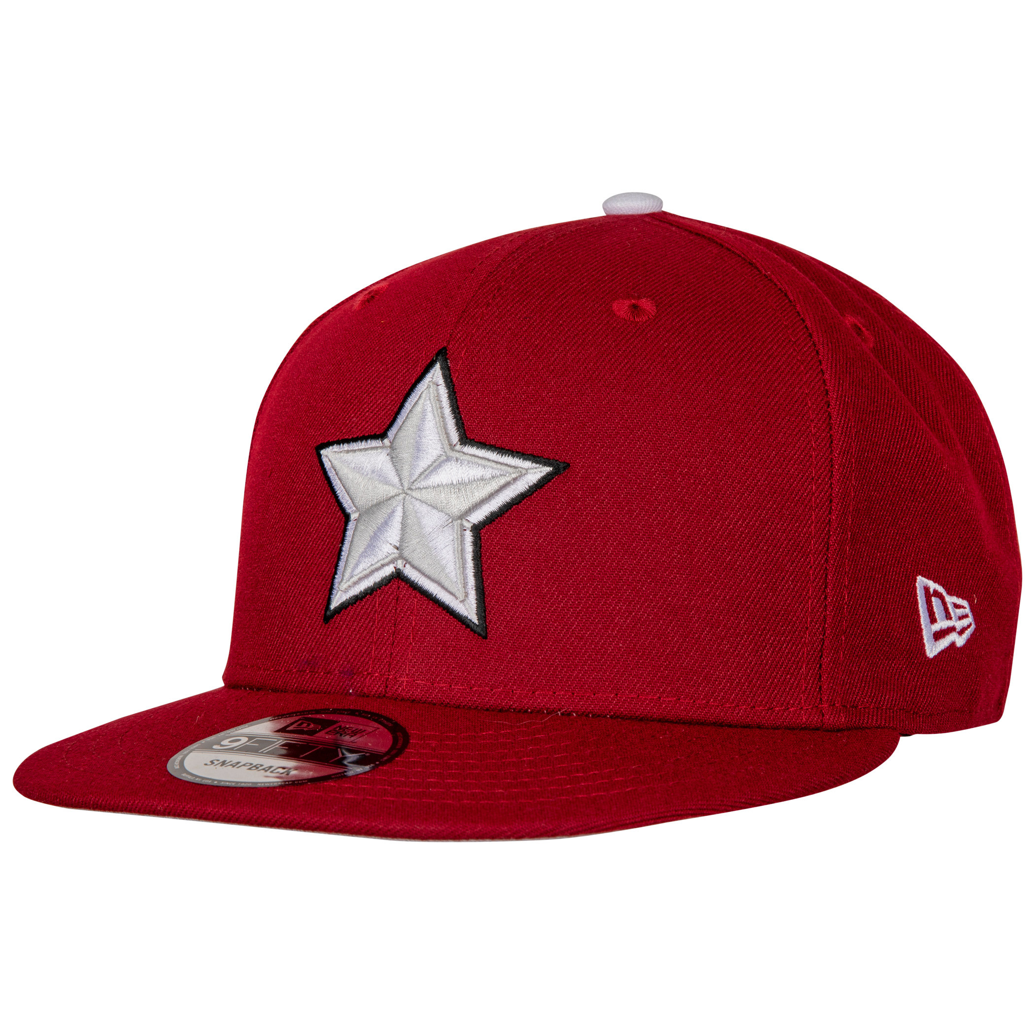 Red Guardian Symbol in Black Widow Movie New Era 9Fifty Adjustable Hat, Red