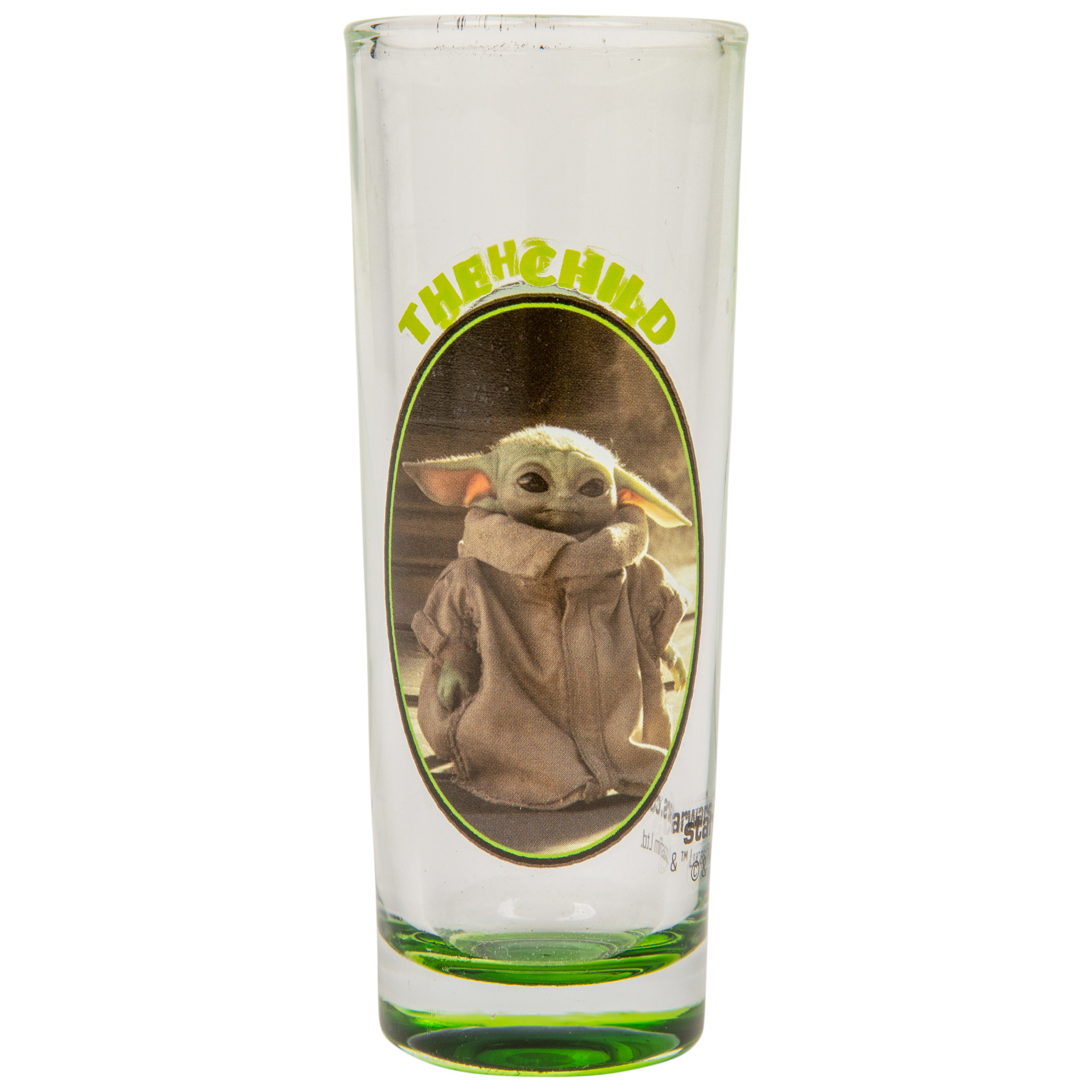 Star Wars The Mandalorian The Child Collection Tall Shot Glass, Clear
