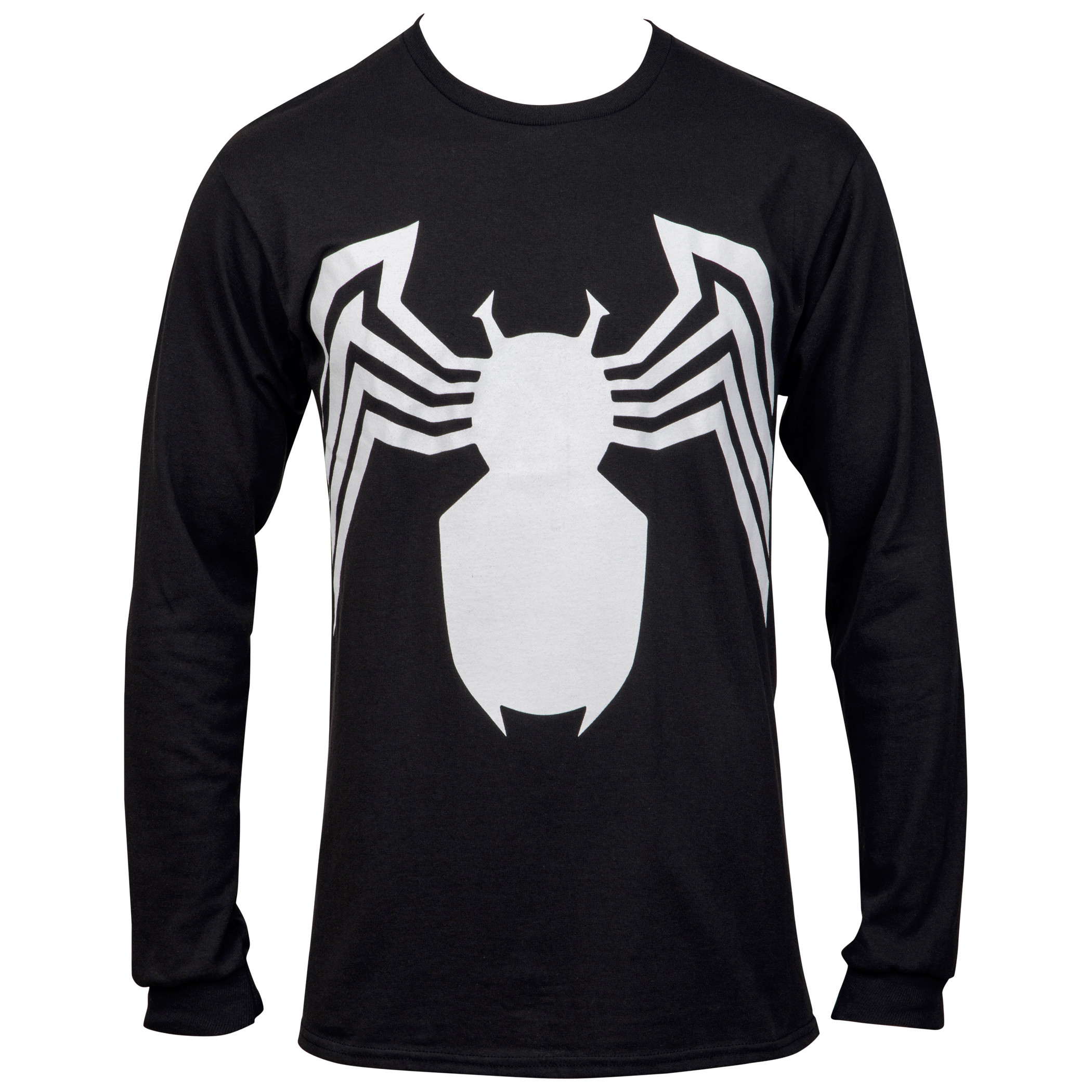 Venom Symbol Long Sleeve T-Shirt, Black