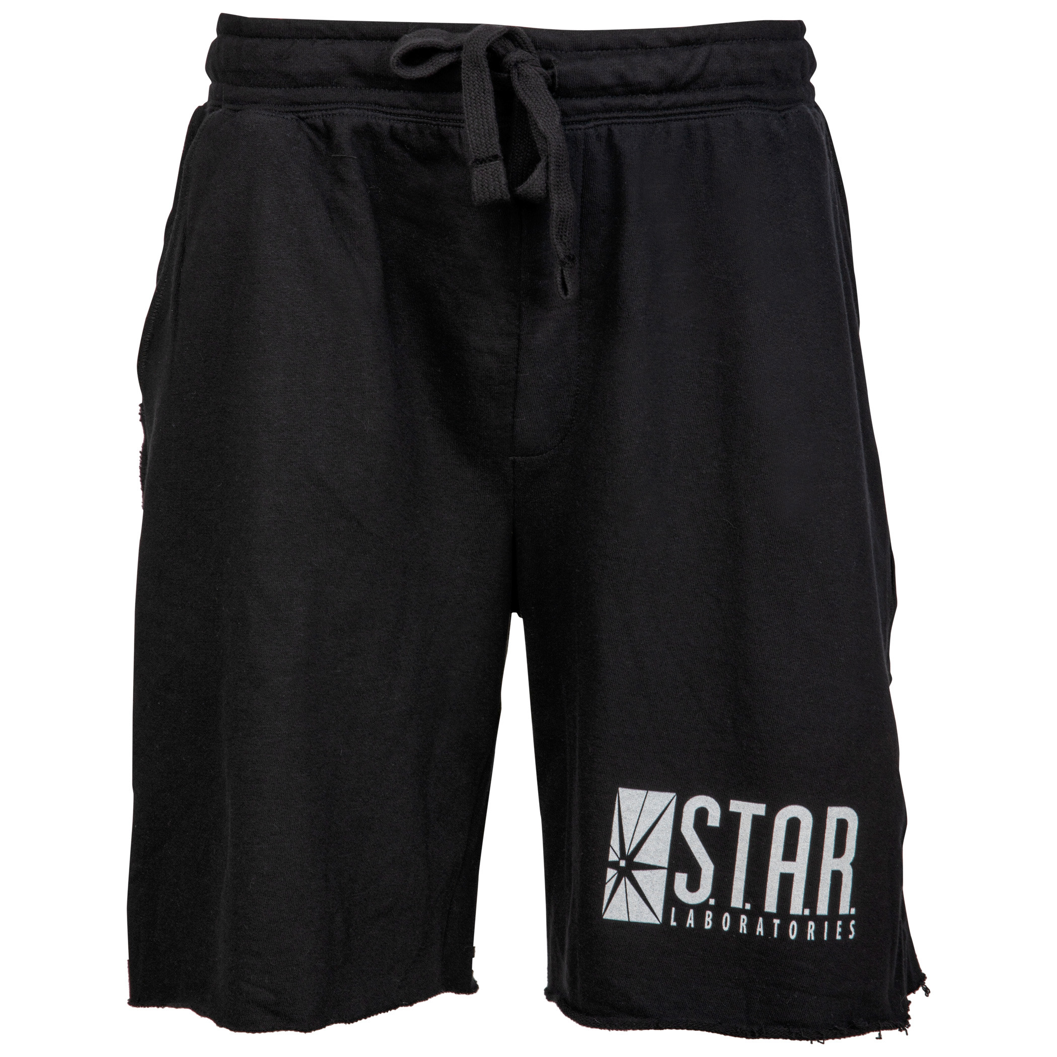The Flash S.T.A.R Laboratories Sleep Shorts, Black