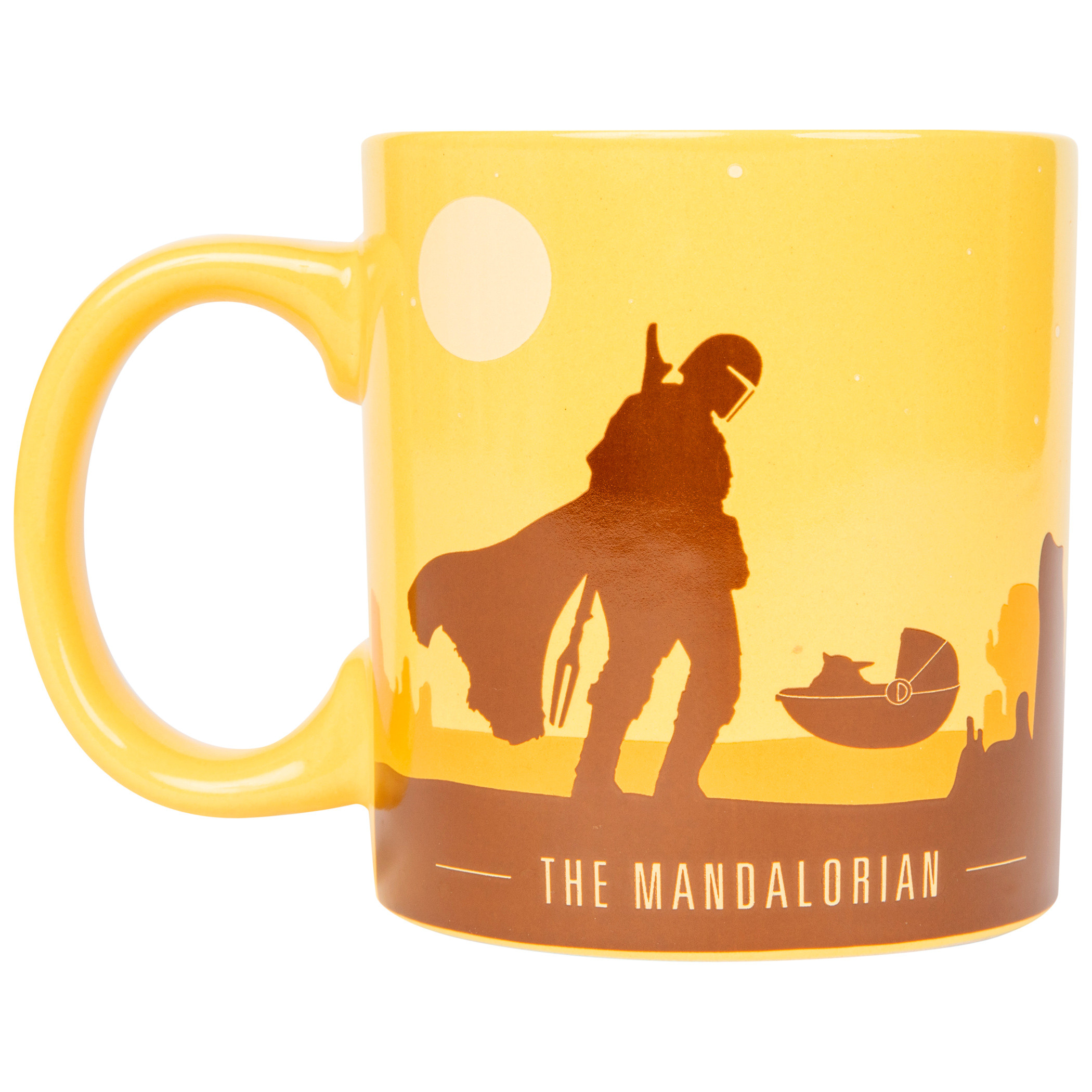 The Mandalorian Desert Scene 20 Ounce Mug, Orange