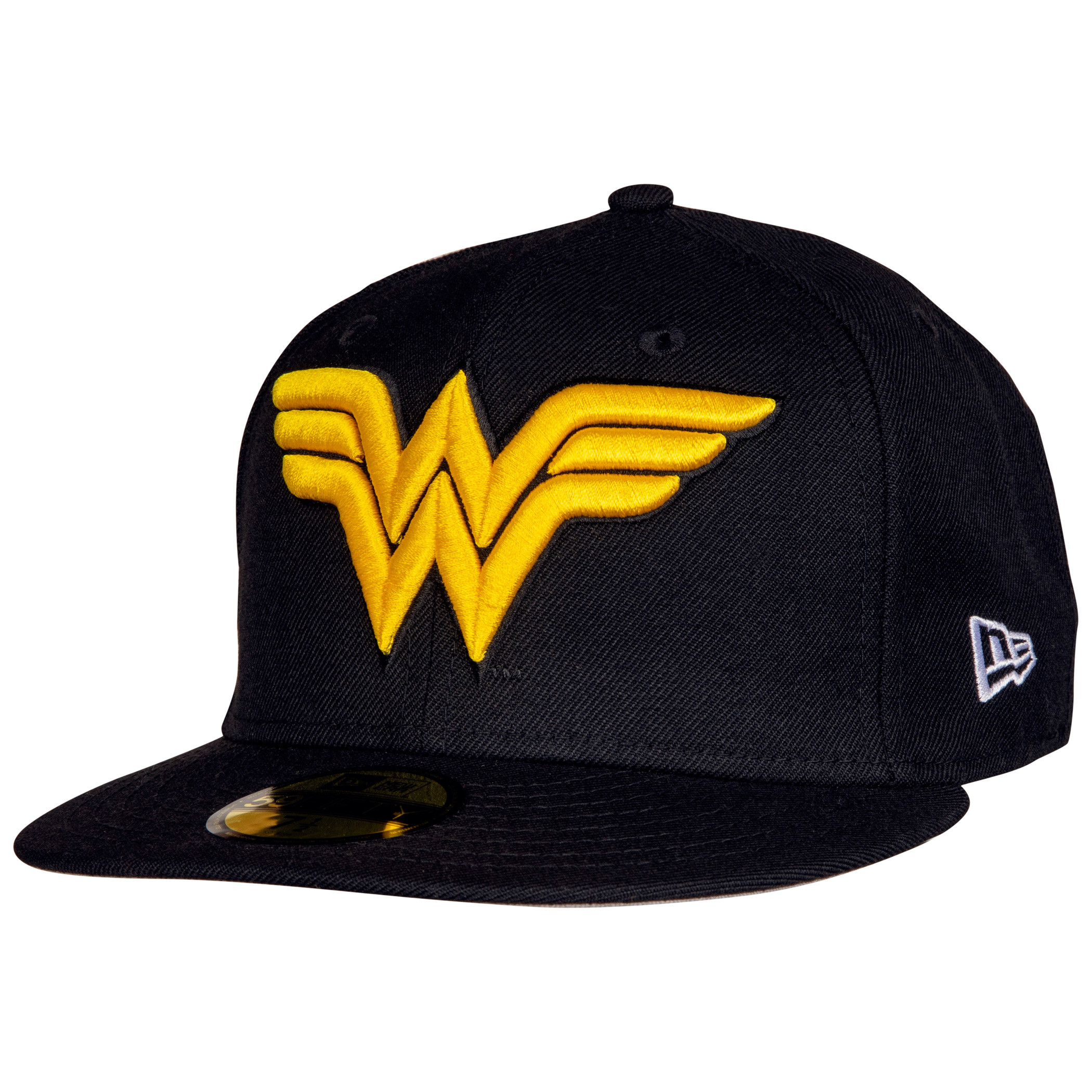 Wonder Woman Classic Symbol New Era 59Fifty Fitted Hat, Black
