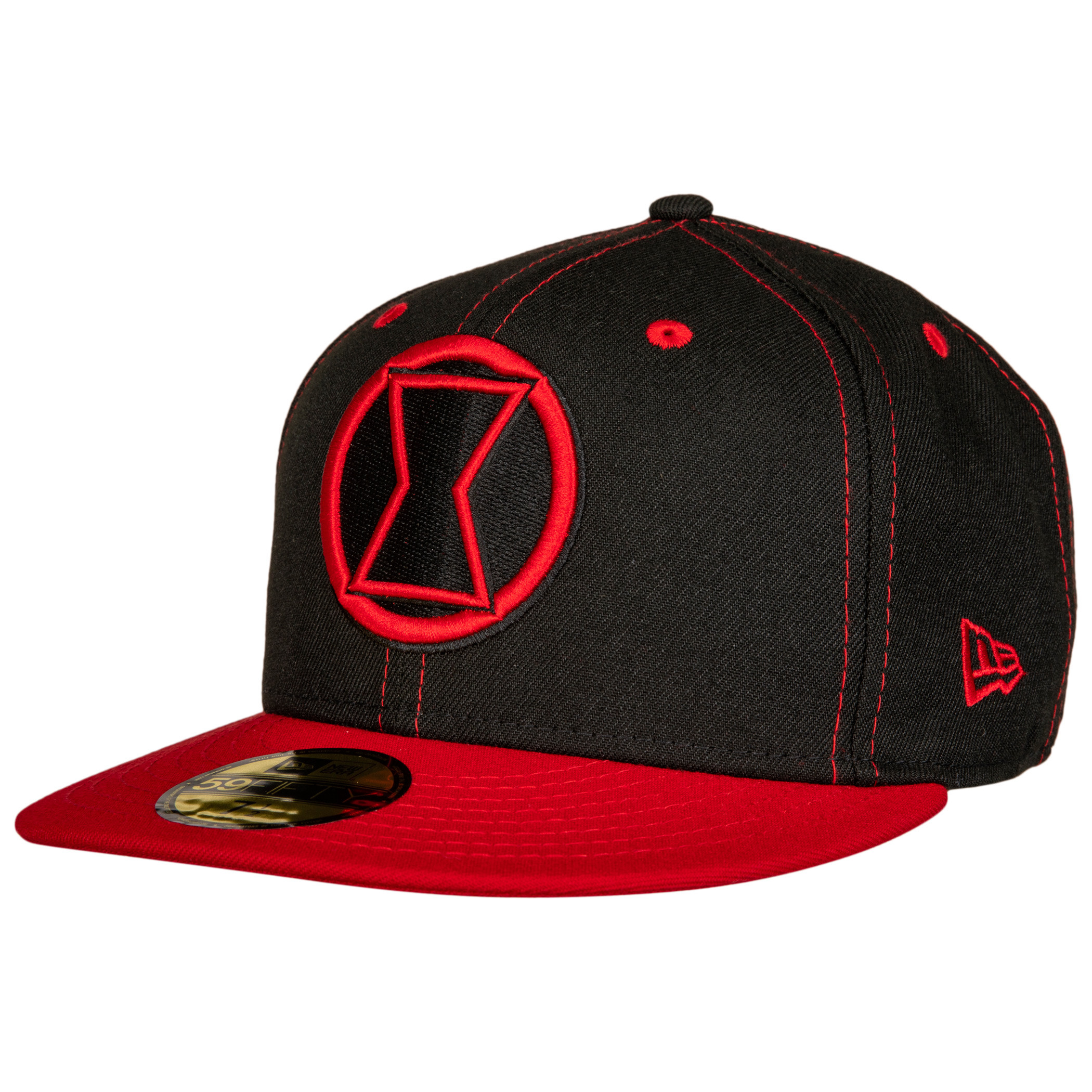 Black Widow Movie Logo With Title Text New Era 59Fifty Fitted Hat, Black