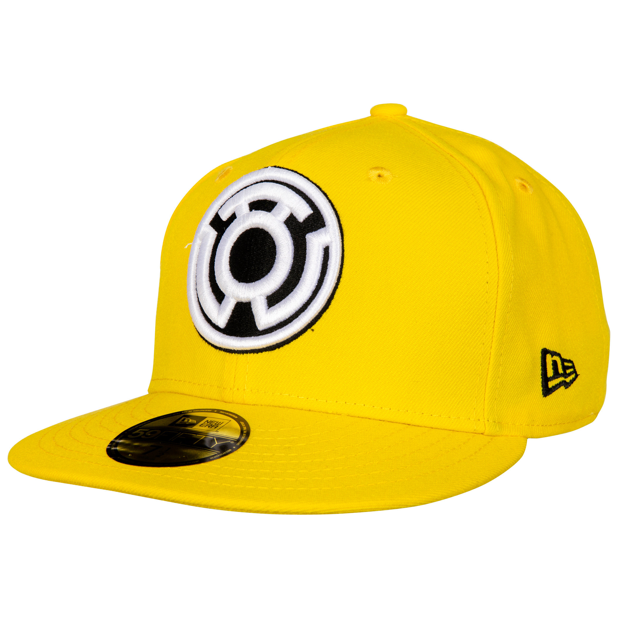 Yellow Lantern Sinestro Corp Color Block New Era 59Fifty Fitted Hat, Yellow