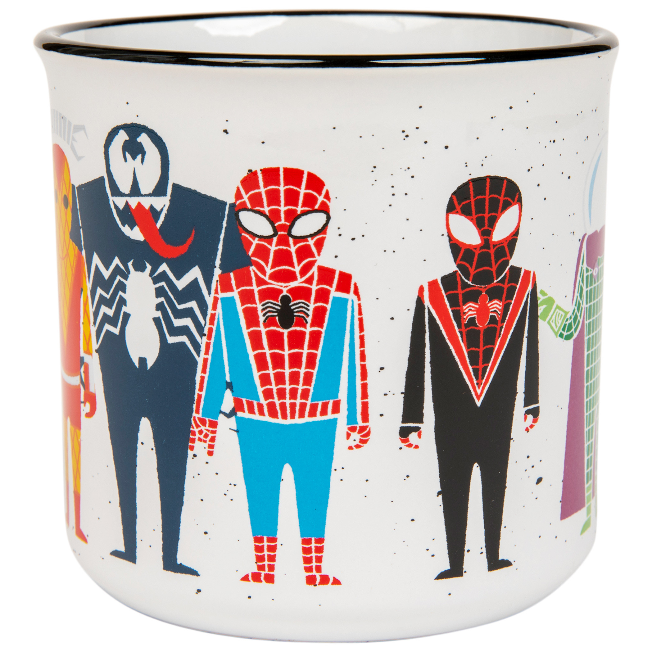 Marvel Comics Spider-Man Character Line Up 20 Ounce Mug, White