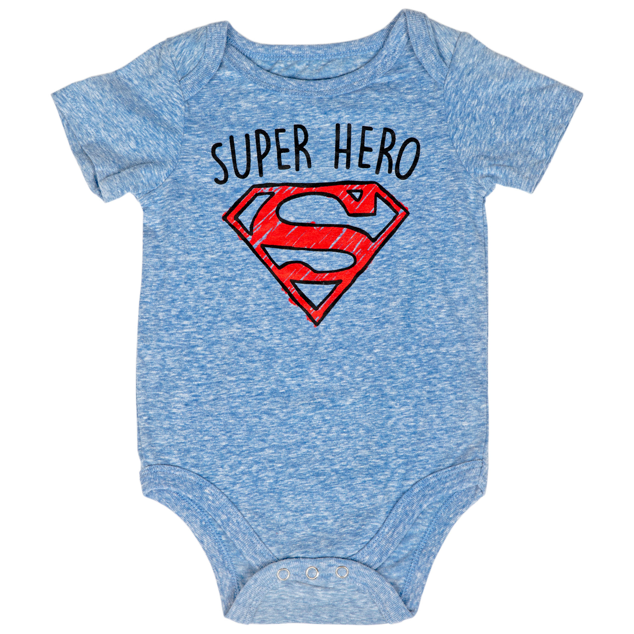 Superman Super Hero Infant Snapsuit, Blue