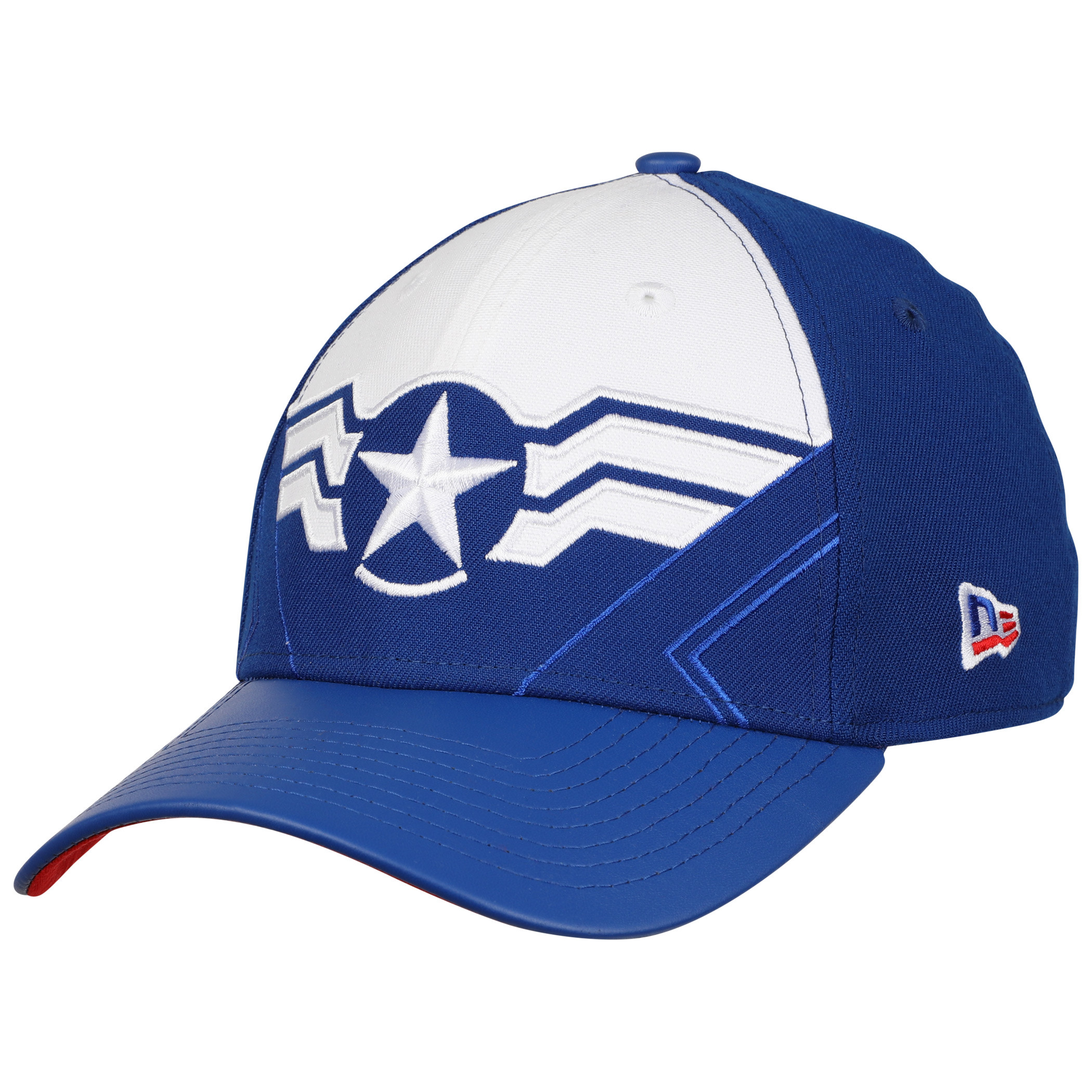 All New Captain America Armor 39Thirty Flex Fitted New Era Hat, Blue
