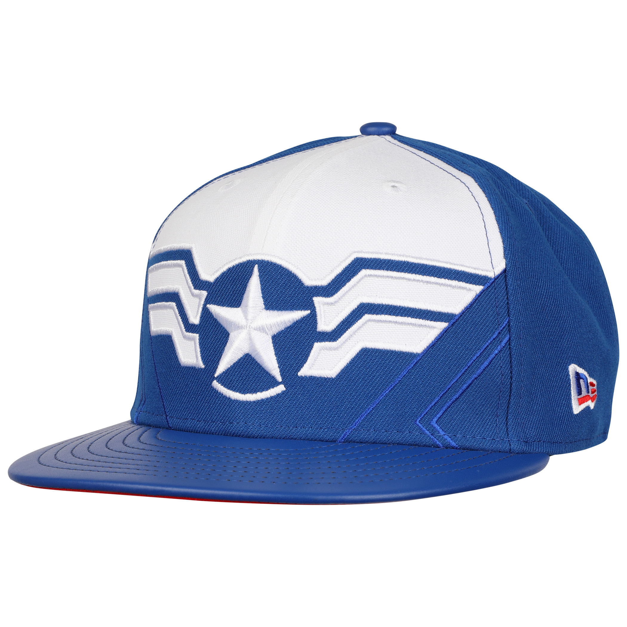 All New Captain America Armor 9Fifty Adjustable New Era Hat, Blue