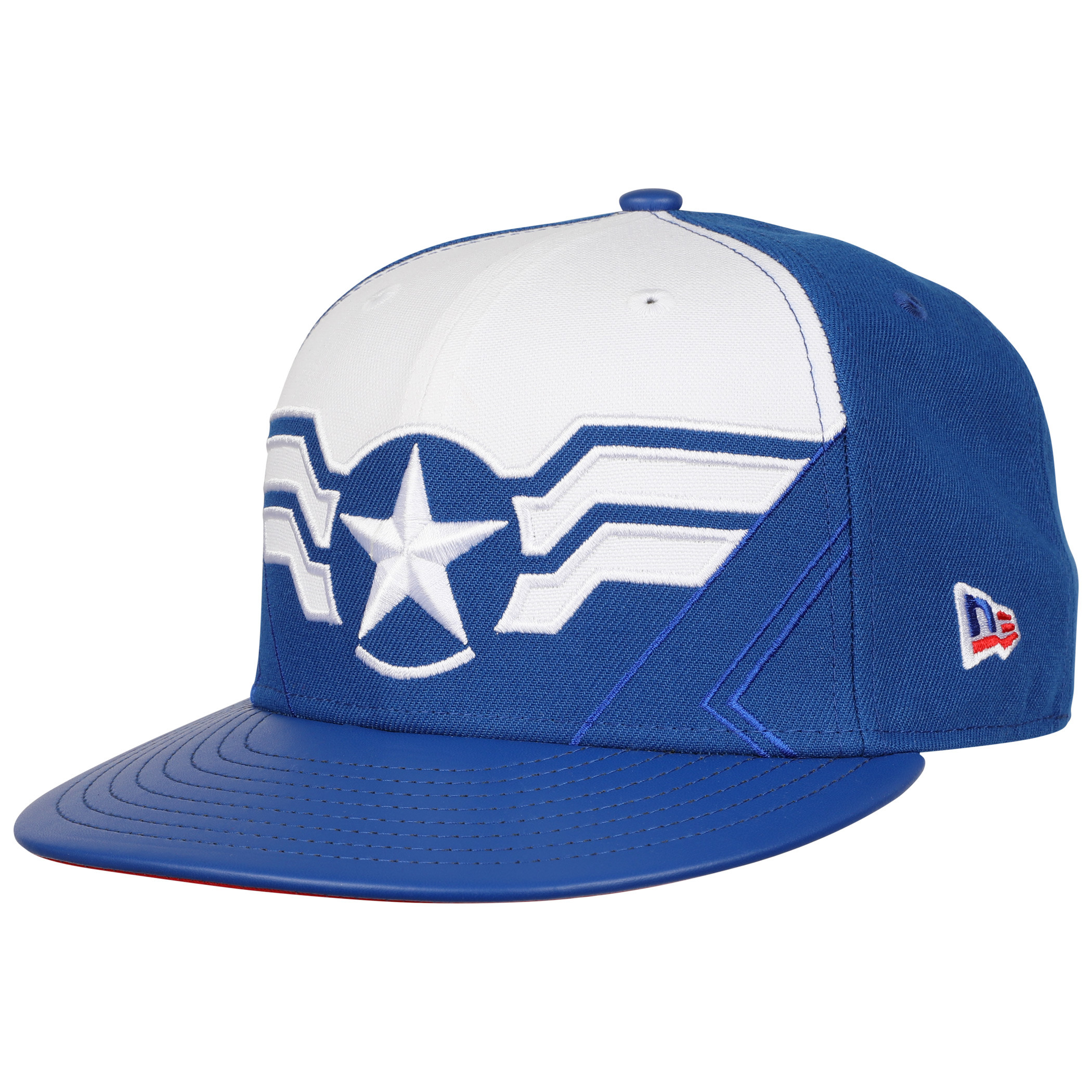 All New Captain America Armor 59Fifty Fitted New Era Hat, Blue
