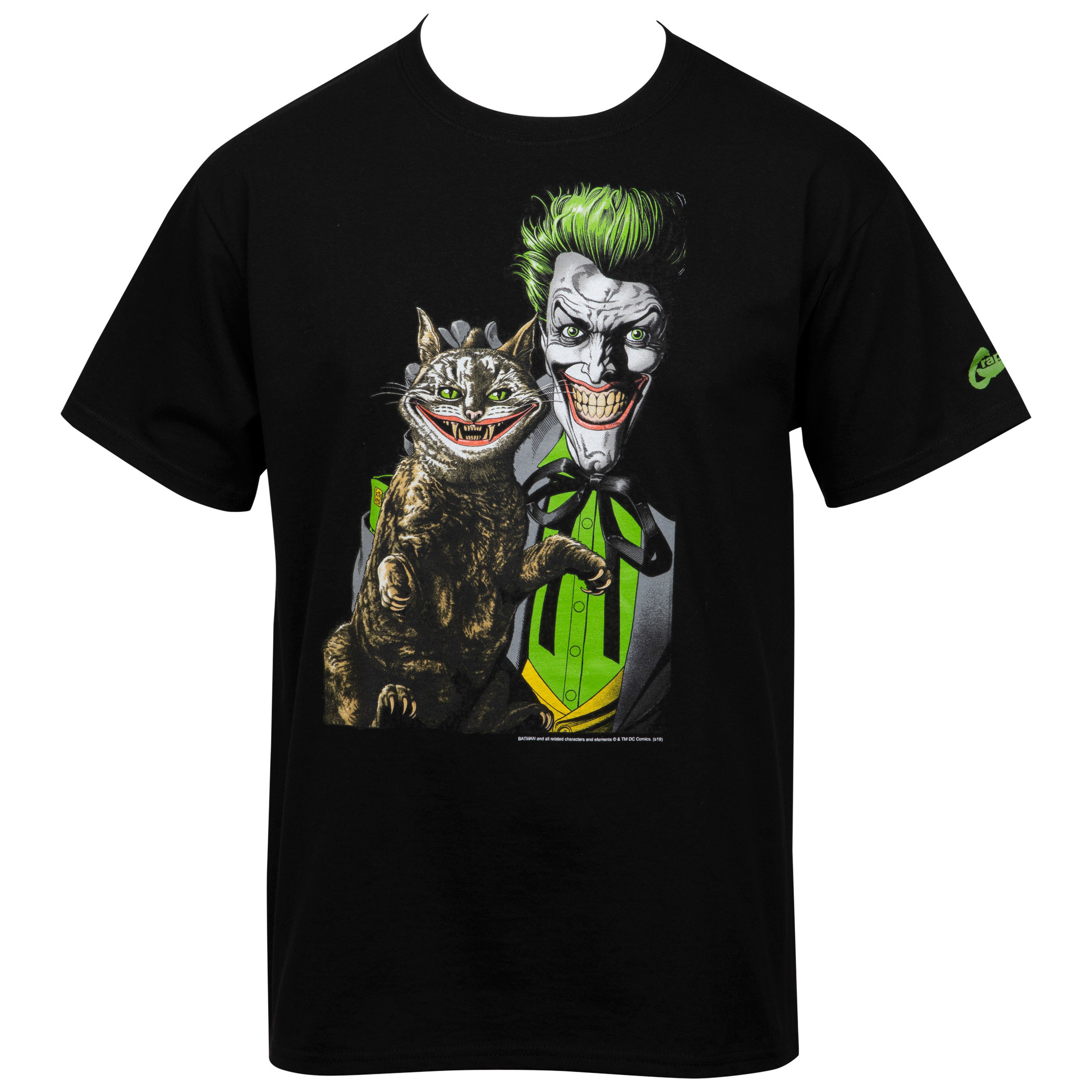 Joker Puuurfect Crime art by Brian Bolland T-Shirt, Black
