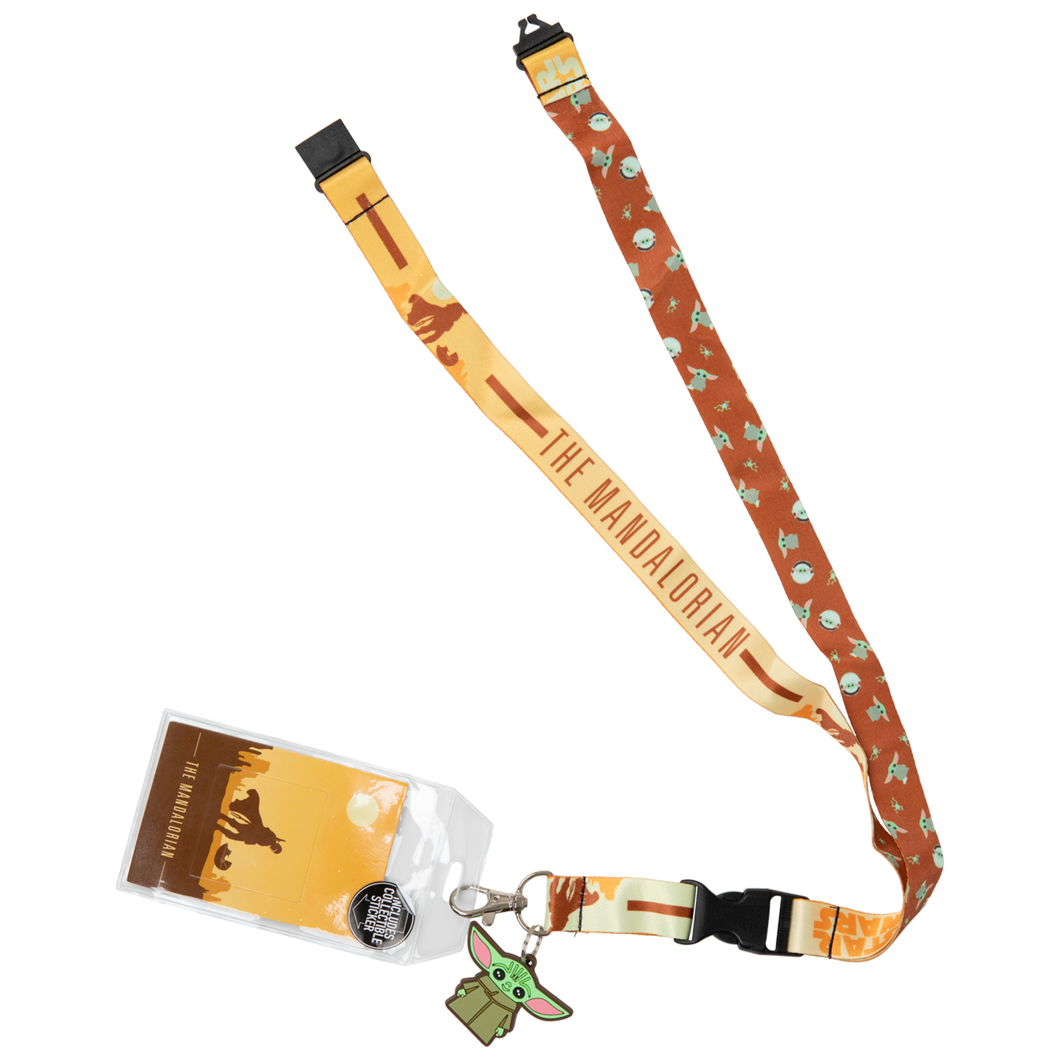 Star Wars Mandalorian The Child Character Lanyard With Charm, Multi-Color