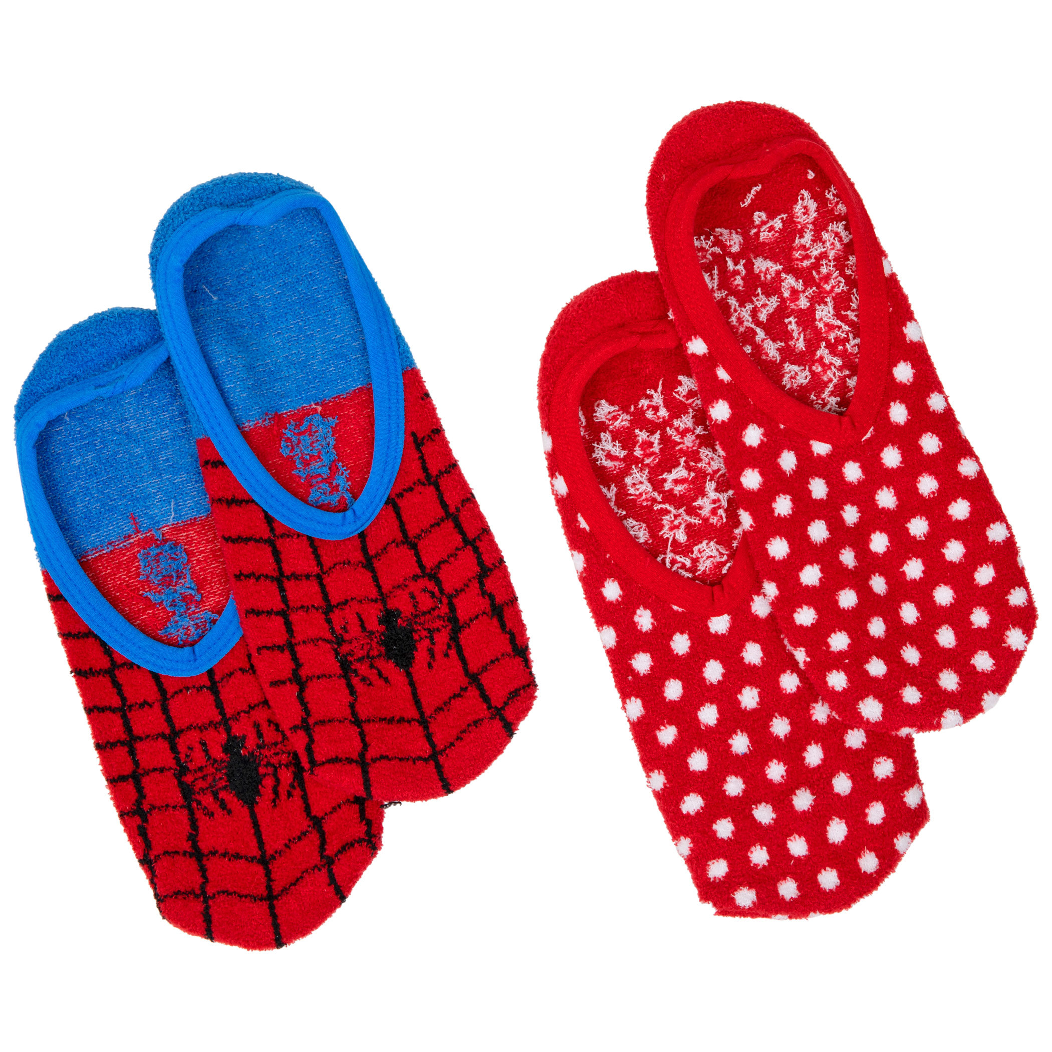 Spider-Man Classic Costume Women's 2-Pair Pack of Ankle Socks, Multi-Color