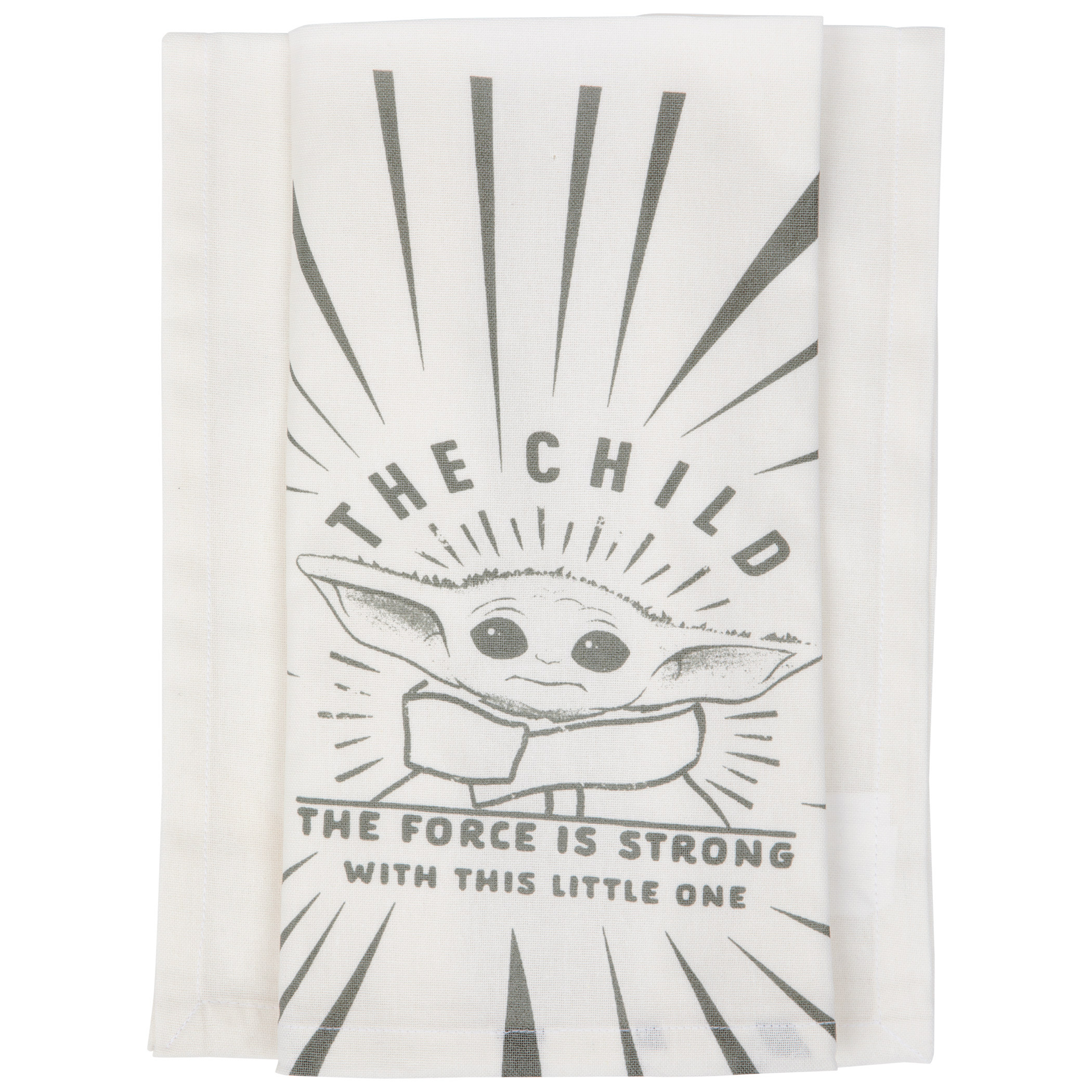 Star Wars The Mandalorian The Child The Force Kitchen Towel, White