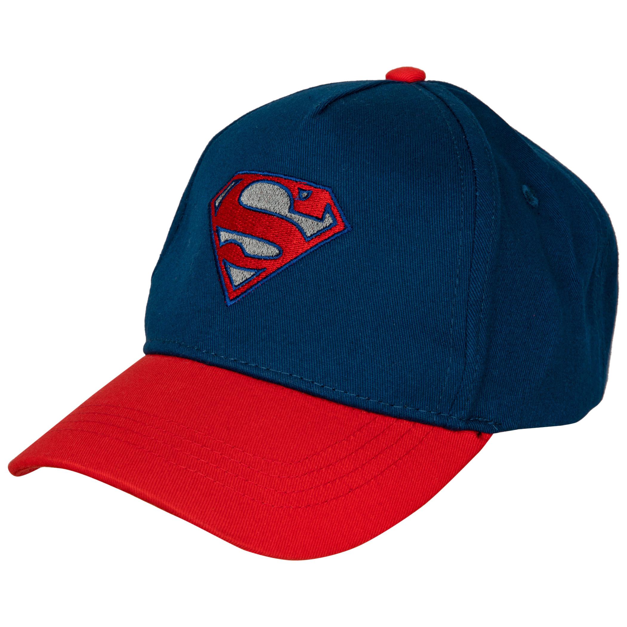 Superman Reflective Curved Brim Adjustable Hat, Multi-Color