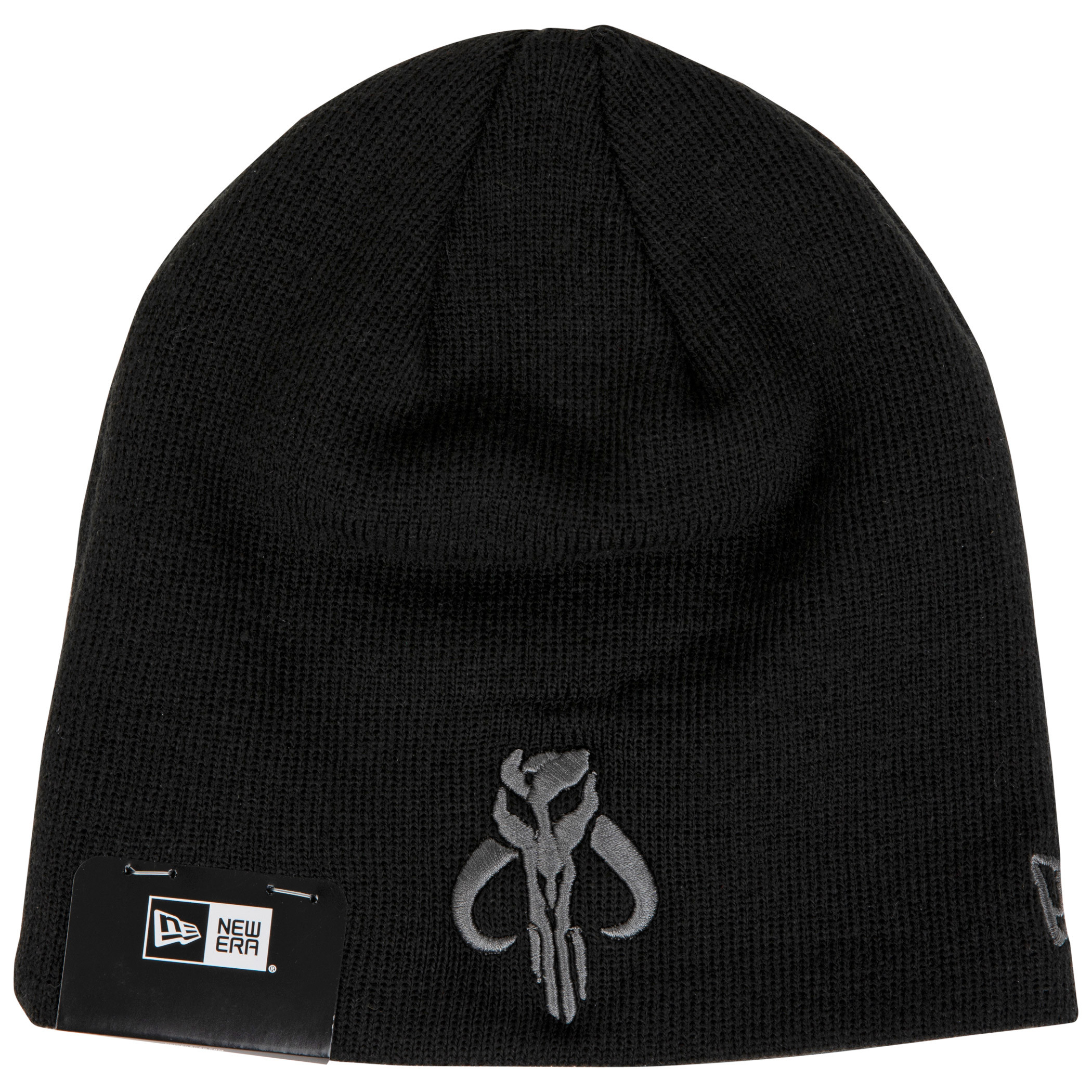 Star Wars The Mandalorian Mythosaur Black Knit New Era Beanie, Black