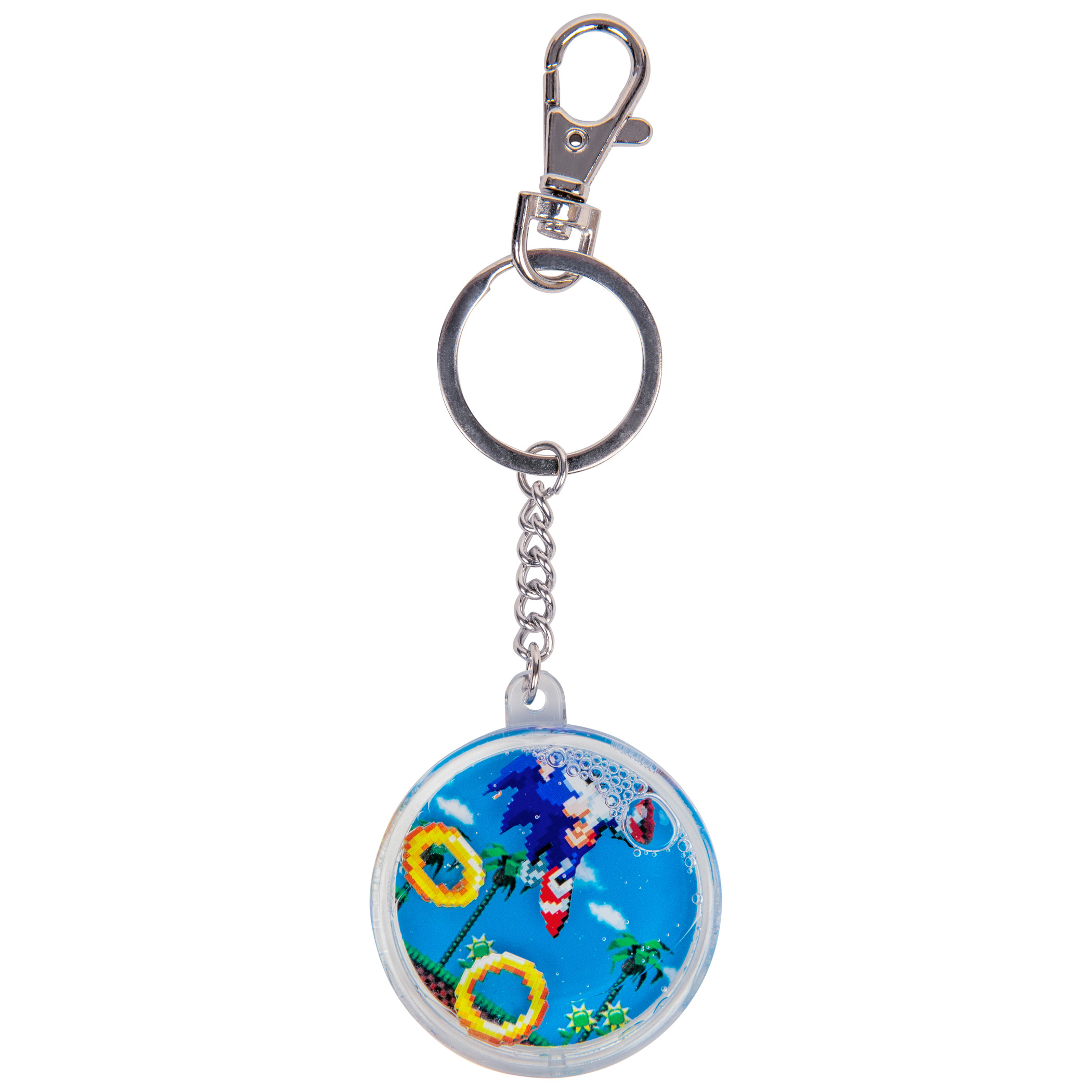Sonic The Hedgehog Ring Chase Keychain, Multi-Color