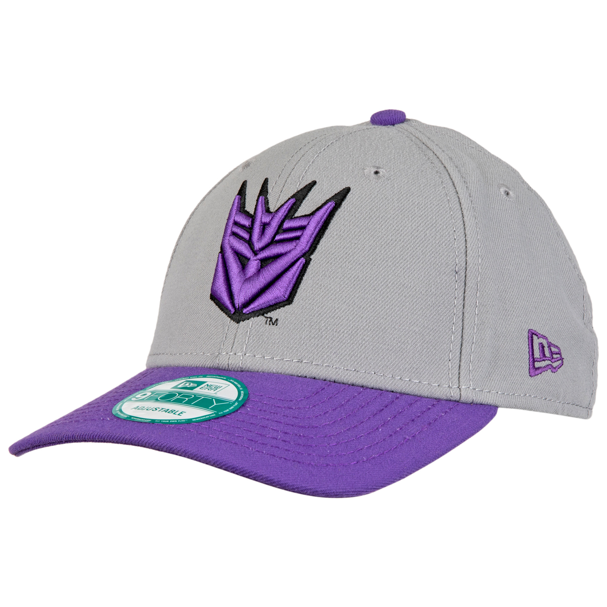 Transformers Decepticons Logo New Era 9Forty Adjustable Hat, Multi-Color