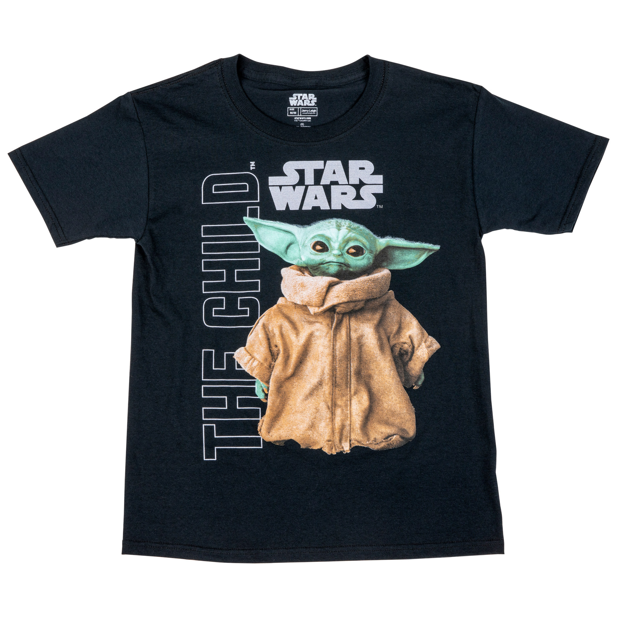 Star Wars The Mandalorian The Child Character Kids T-Shirt, Black