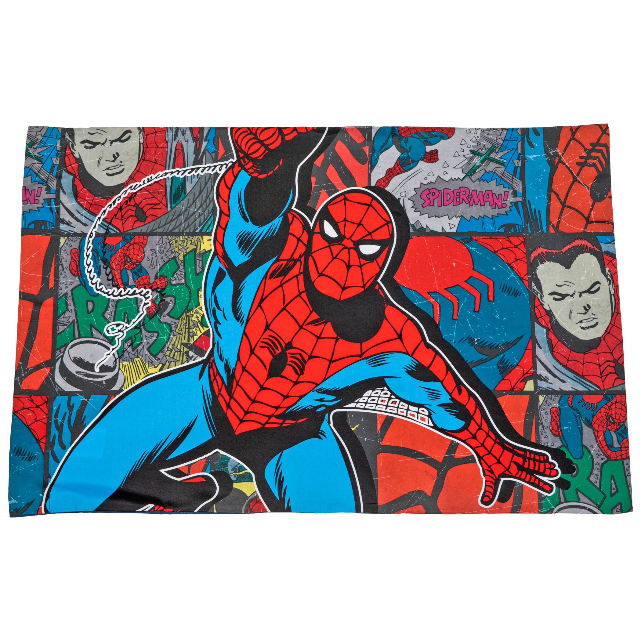 Spider-Man Jump Kick Pillowcase, Multi-Color