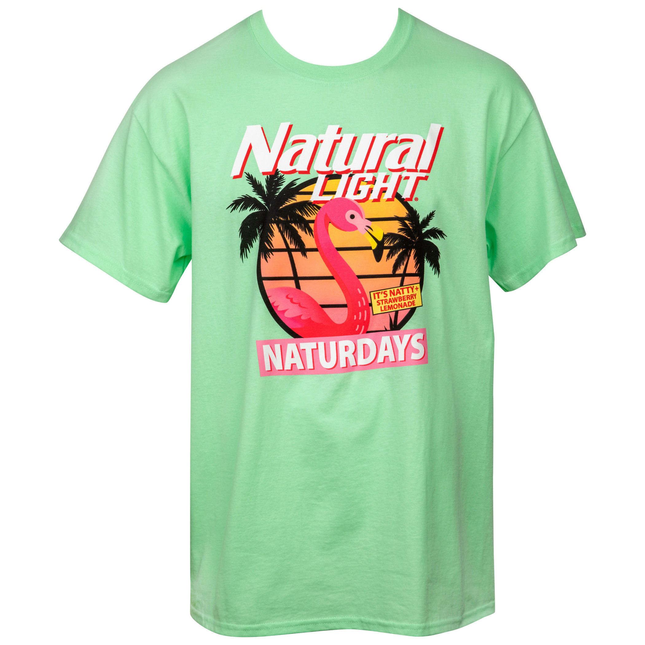 Natural Light Naturdays Flamingo T-Shirt | Brew-Shirts.com