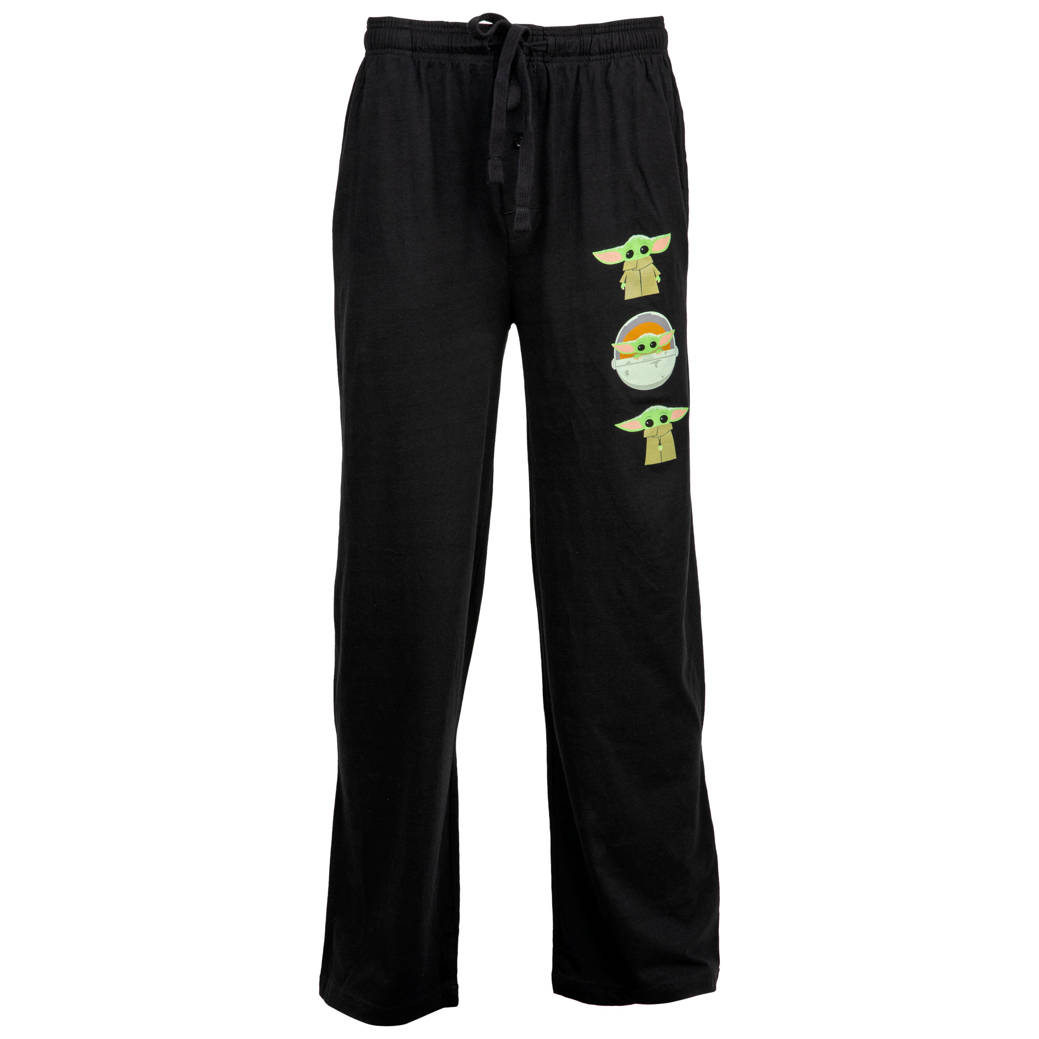 Star Wars The Mandalorian The Child Character Unisex Sleep Pants, Black