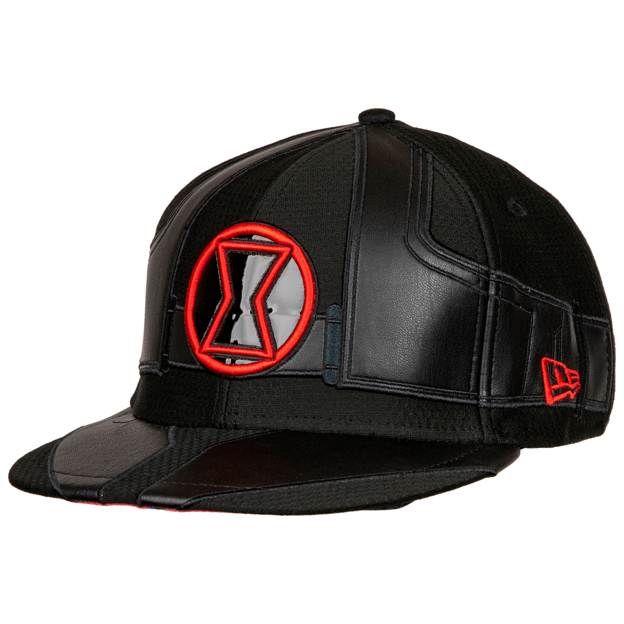 Black Widow Movie Character Armor 59Fifty Fitted New Era Hat, Black