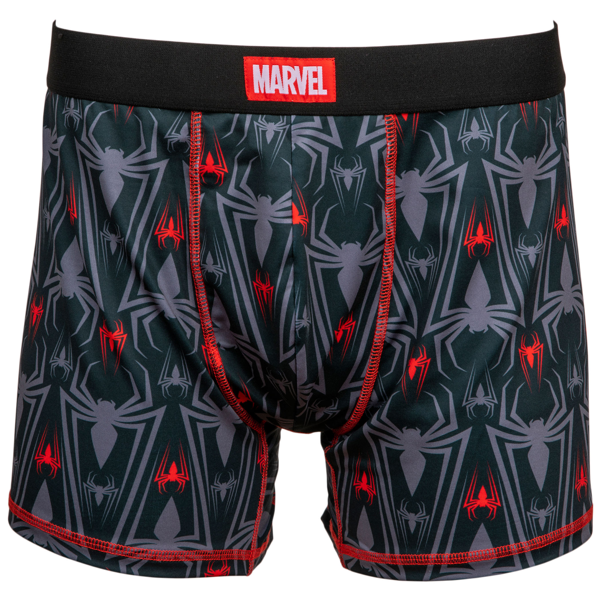 Spider-Man Symbols Men's Underwear Boxer Briefs, Black