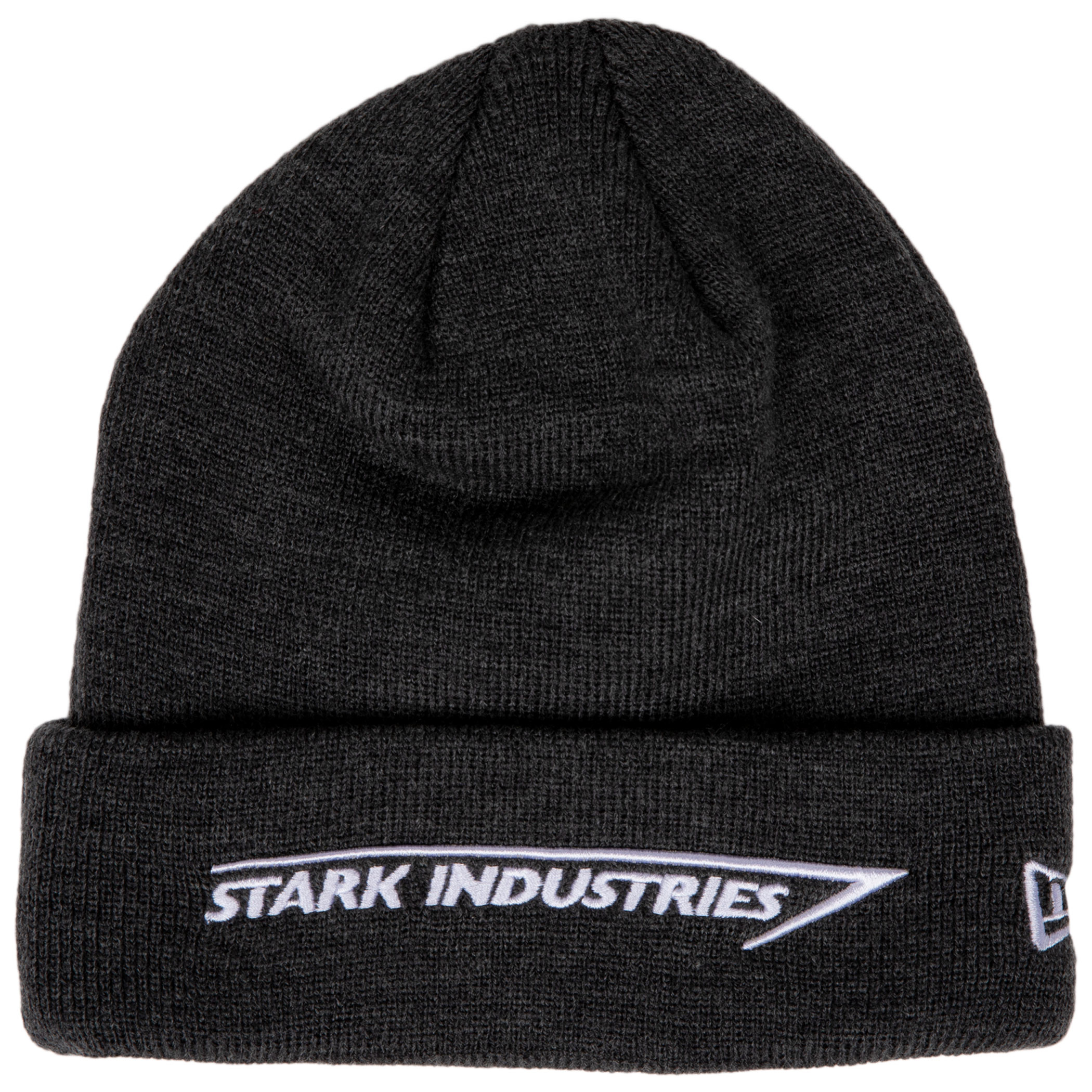 Iron Man Stark Industries Expo Logo New Era Unisex Knit Beanie, Grey