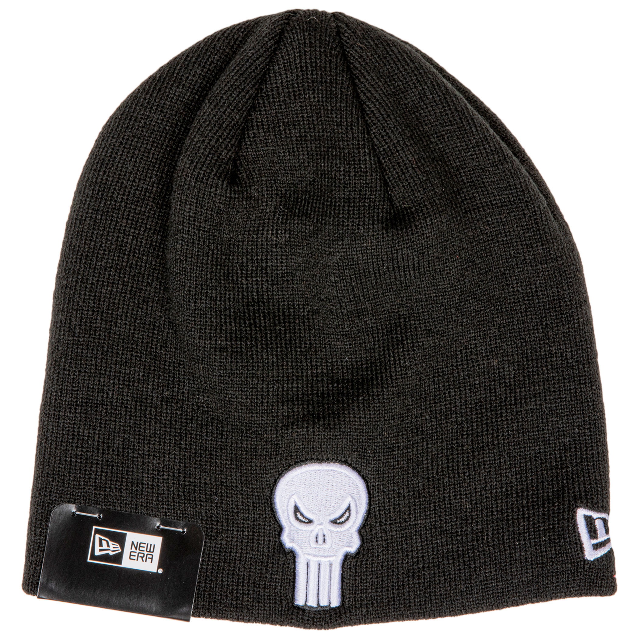 Punisher Symbol Black New Era Beanie, Black