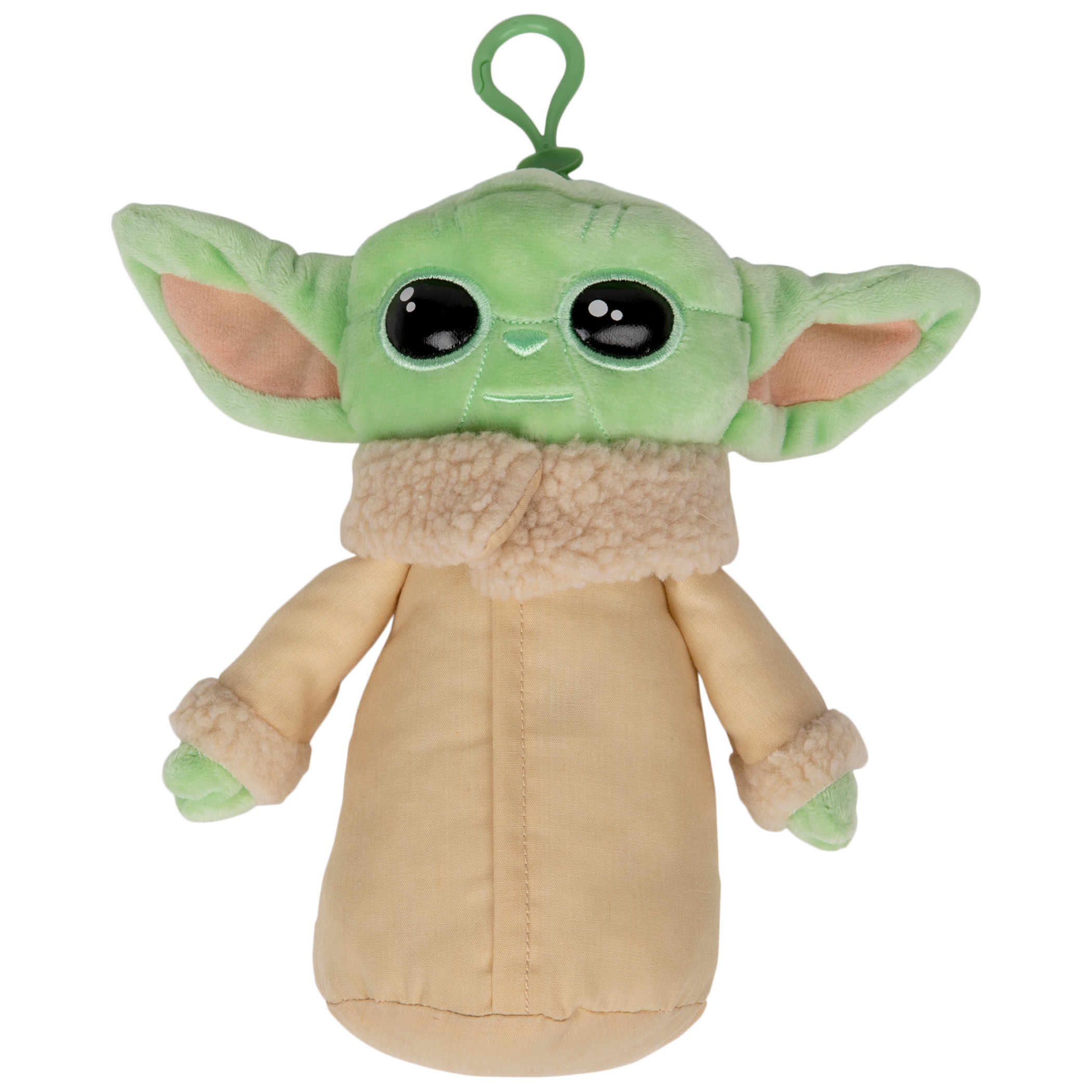 Star Wars The Mandalorian The Child 8' Coin Clip Plush with shiny Vinyl Eyes, Multi-Color
