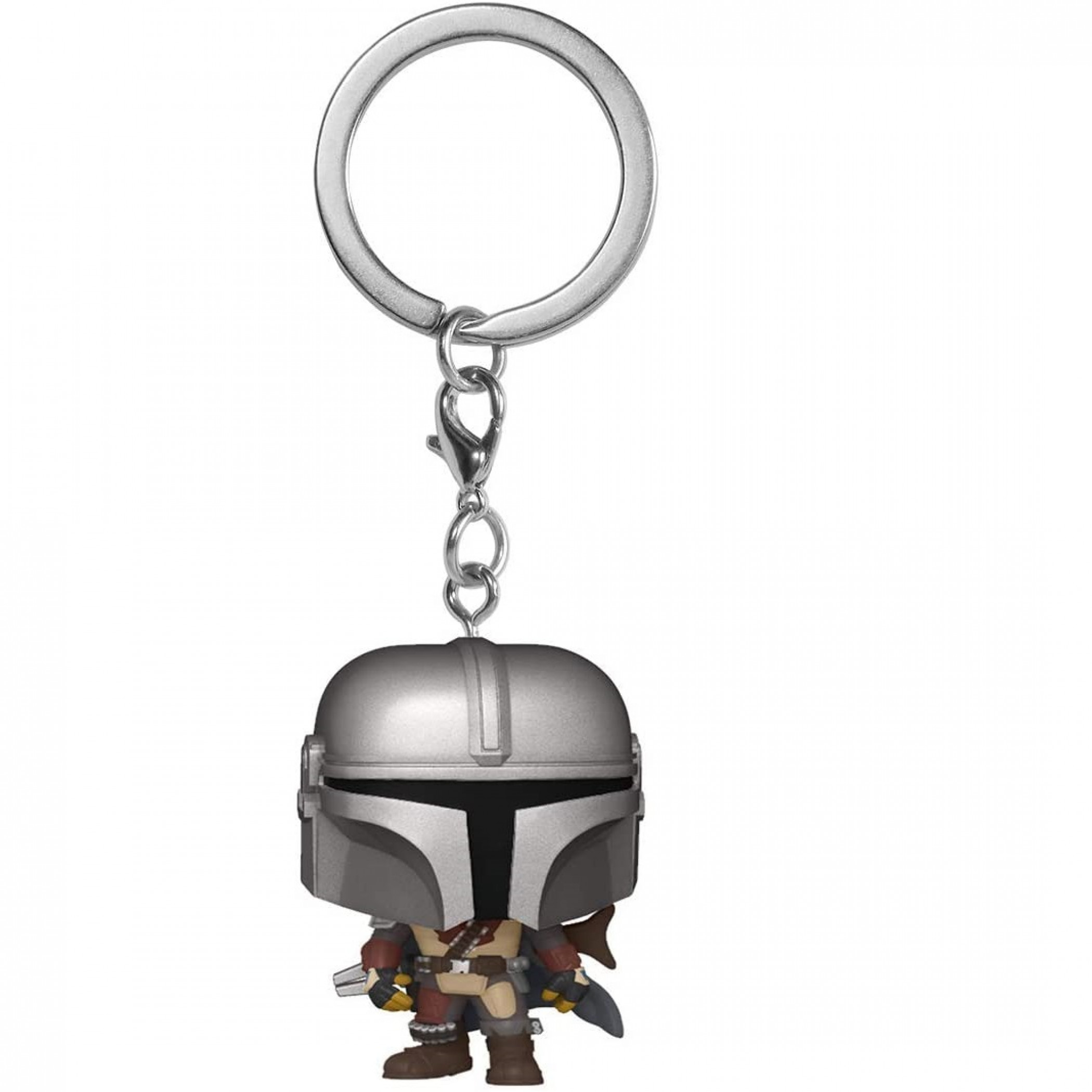 Star Wars The Mandalorian Hero Stance Funko Pop! Keychain, Multi-Color