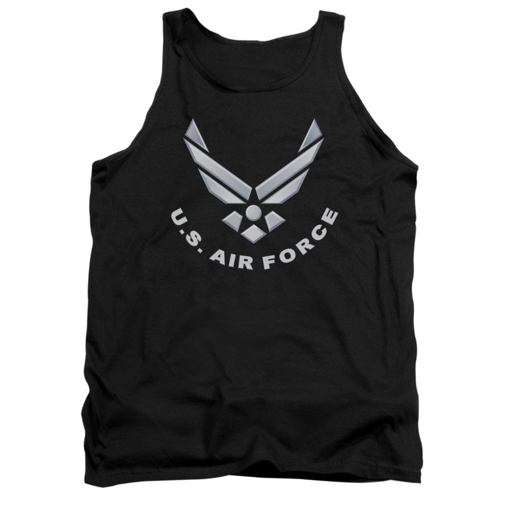 US Air Force Logo Black Mens Tank Top
