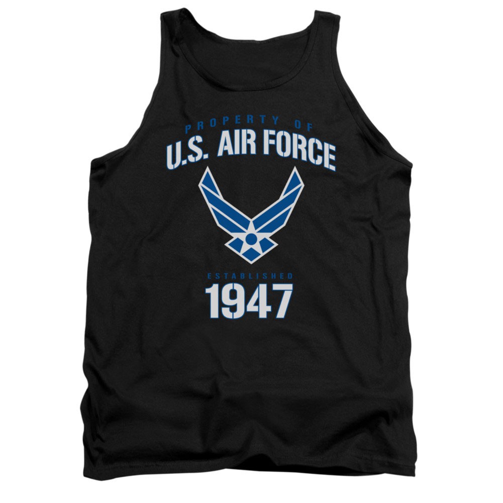 US Air Force Property Black Mens Tank Top