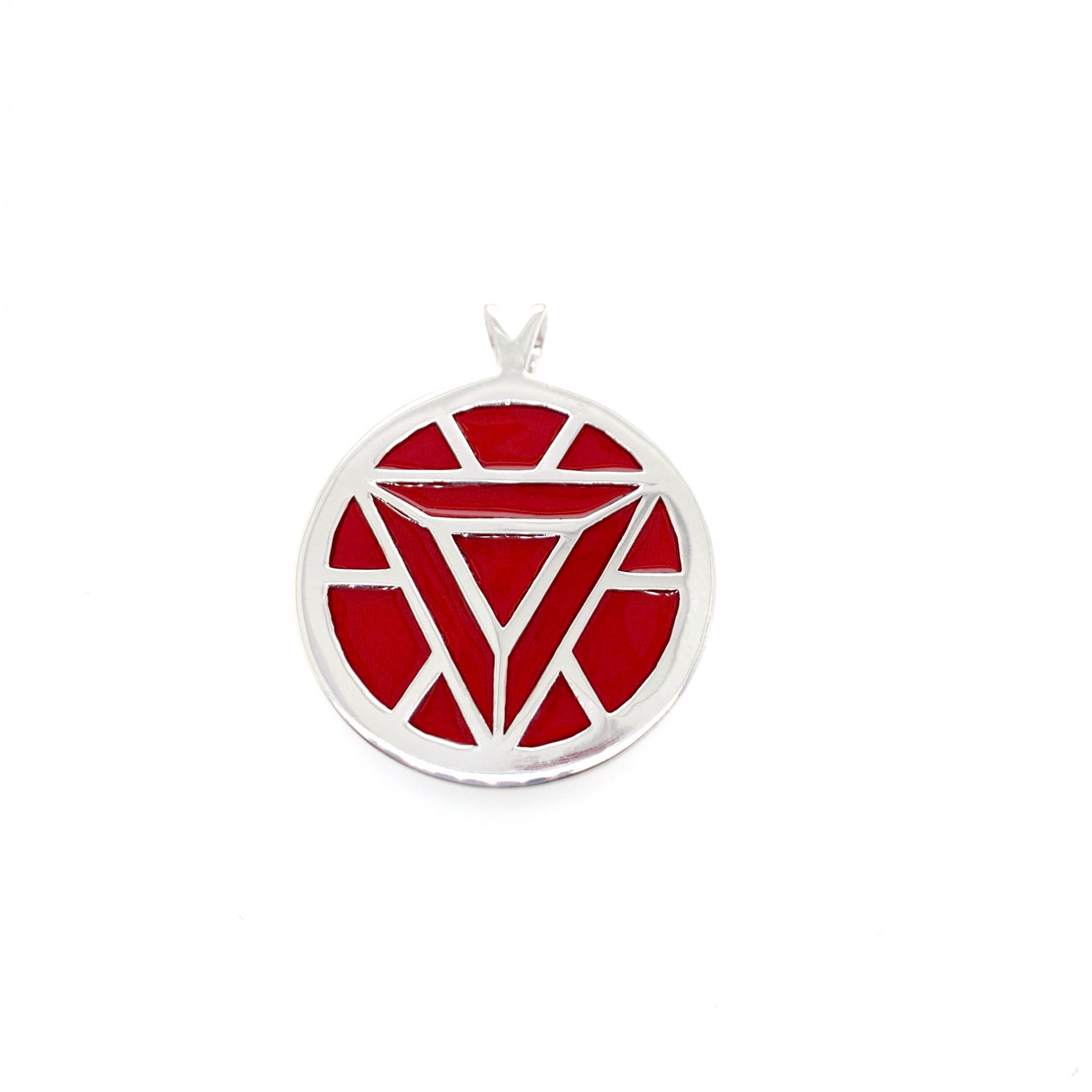Marvel Iron Man’s Arc Reactor Red Pendant, Red
