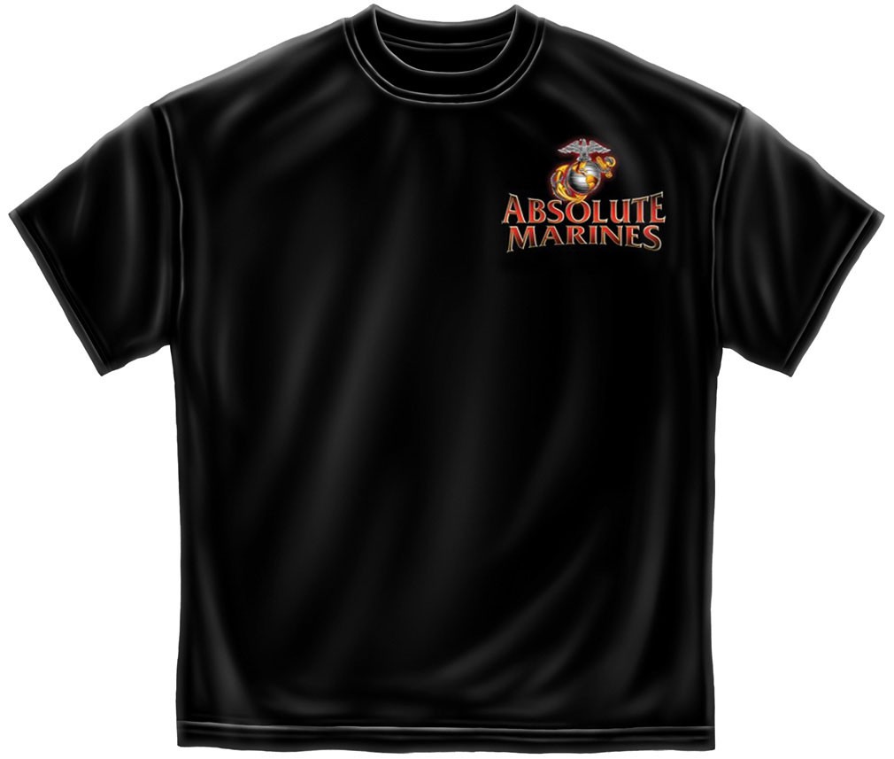Absolute Marines Patriotic TShirt - Black - image 2