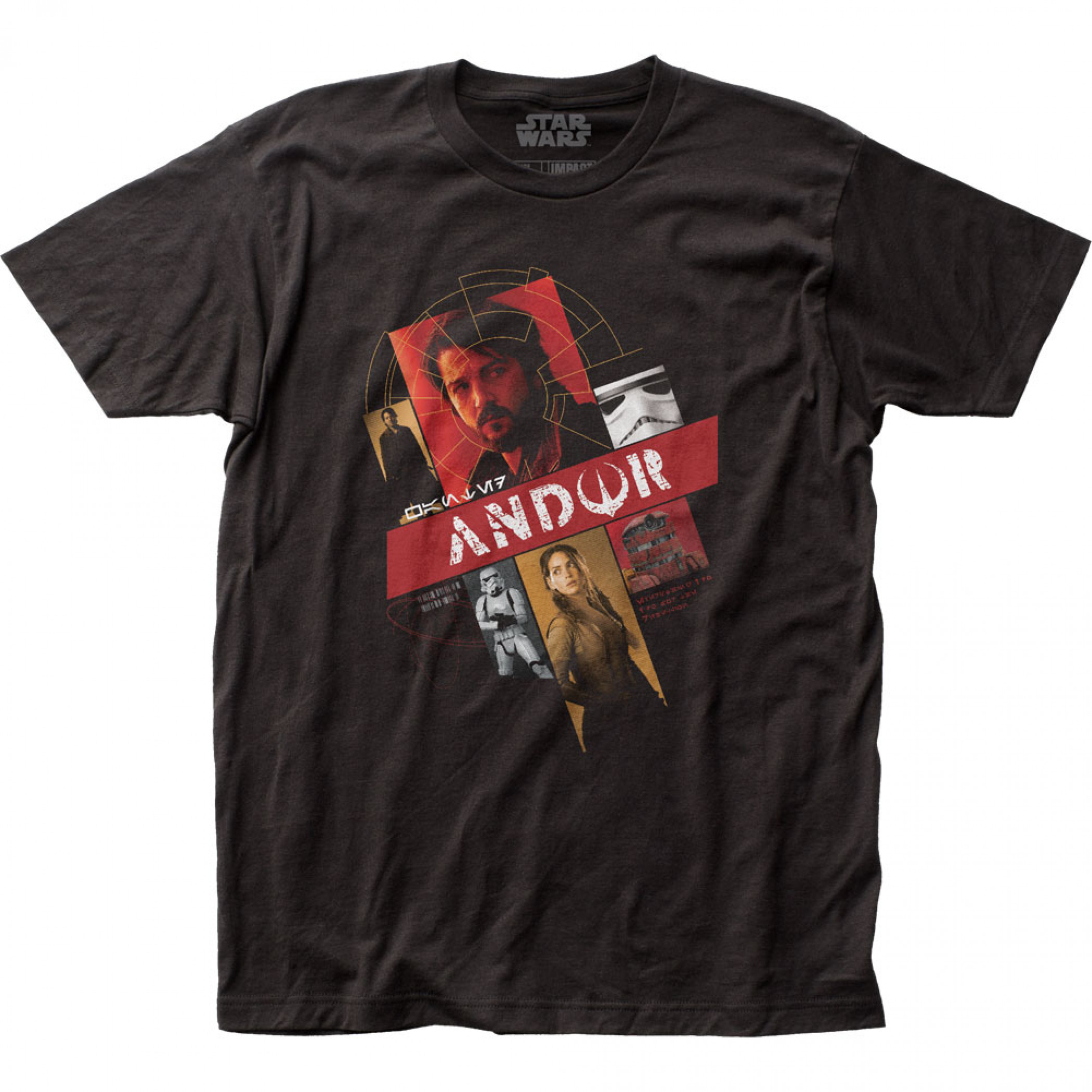 Star Wars Andor Cast T-Shirt, Black