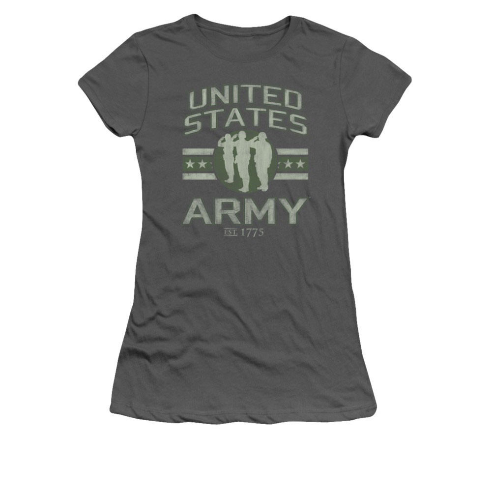 US Army Stars Gray Juniors T-Shirt