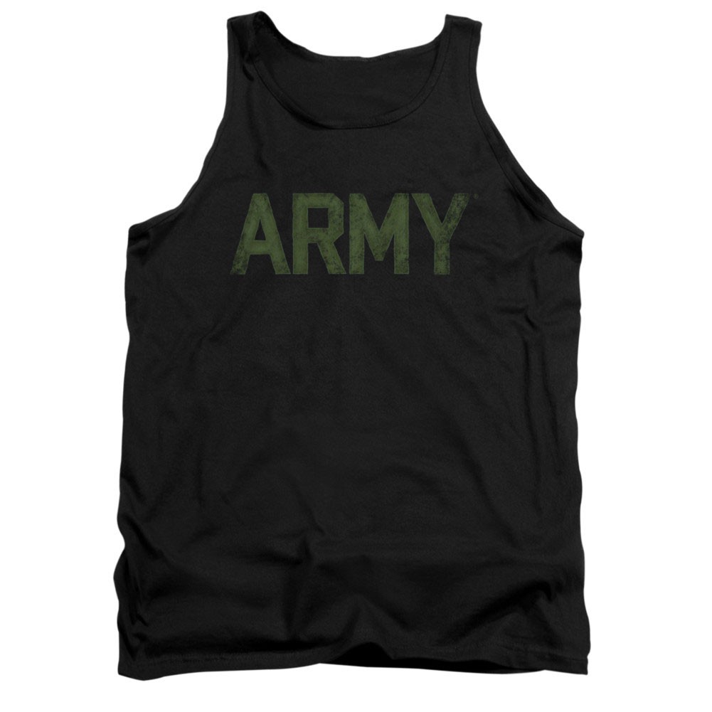 US Army Logo Black Mens Tank Top