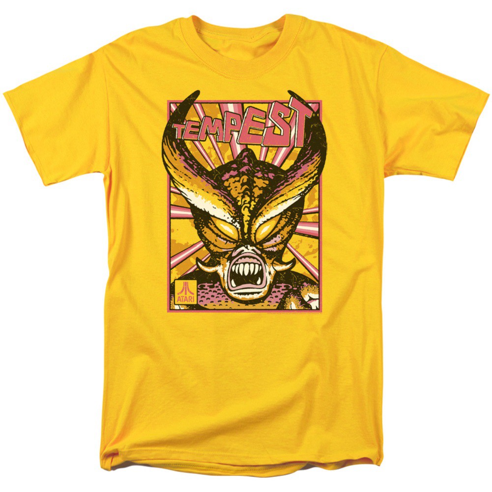 Atari Tempest Men's Yellow T-Shirt, Yellow